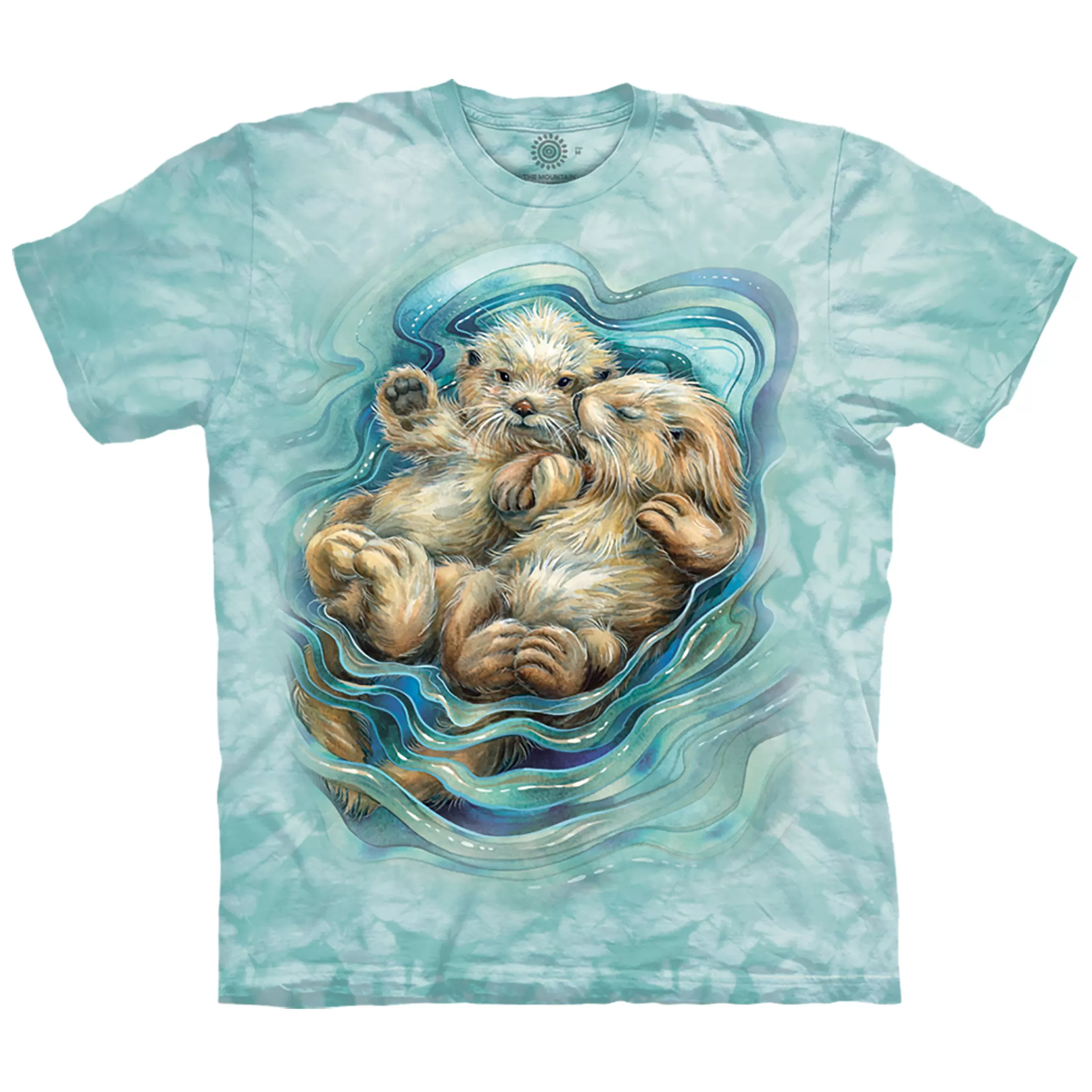 T-Shirt | North American Animals<Liquid Blue A Love Like No Otter Classic Cotton T-Shirt