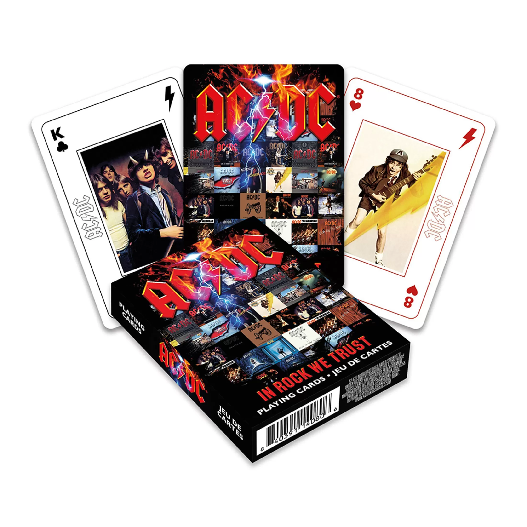 Ac-Dc<Liquid Blue AC-DC Playing Cards