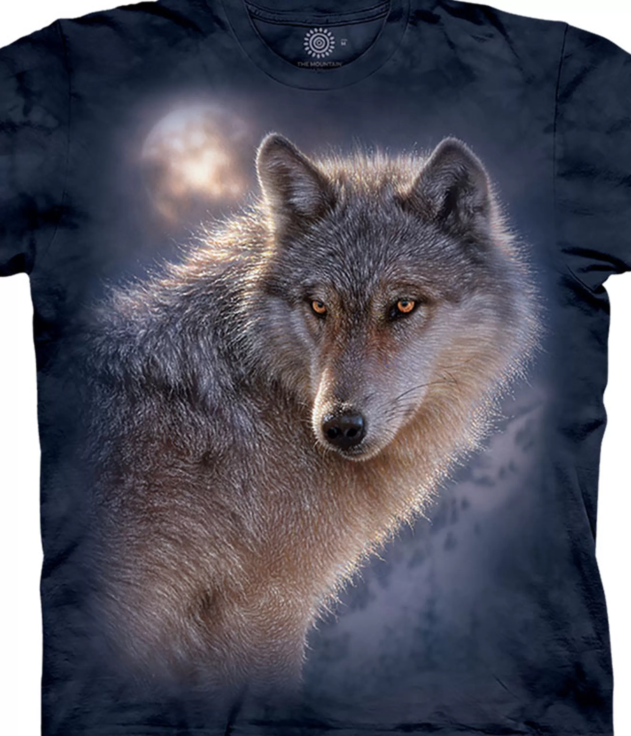 T-Shirt | Wolf Shirt Collection<Liquid Blue Adventure Wolf Classic Cotton T-Shirt