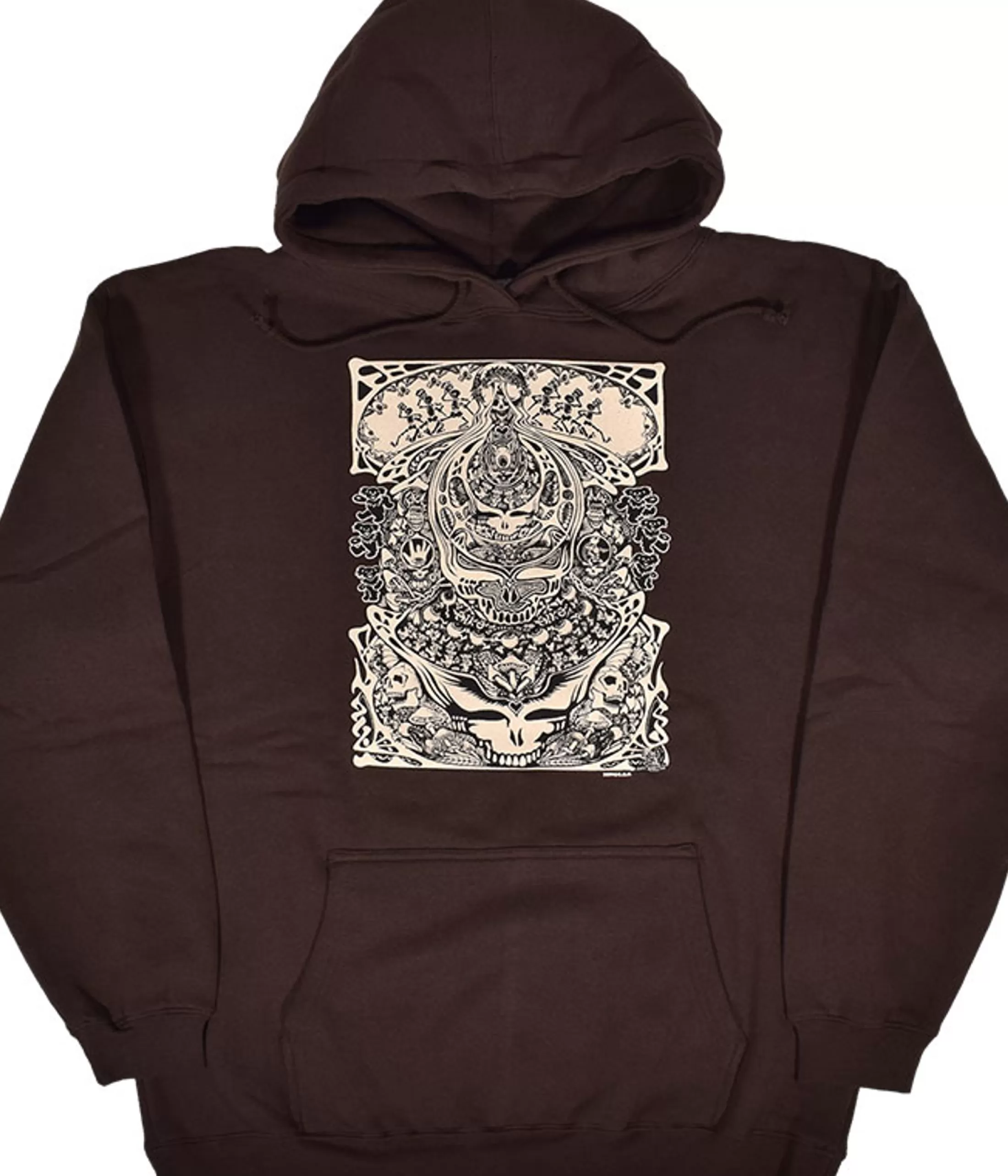 Hoodie | Grateful Dead<Liquid Blue Aiko Aiko Brown Hoodie