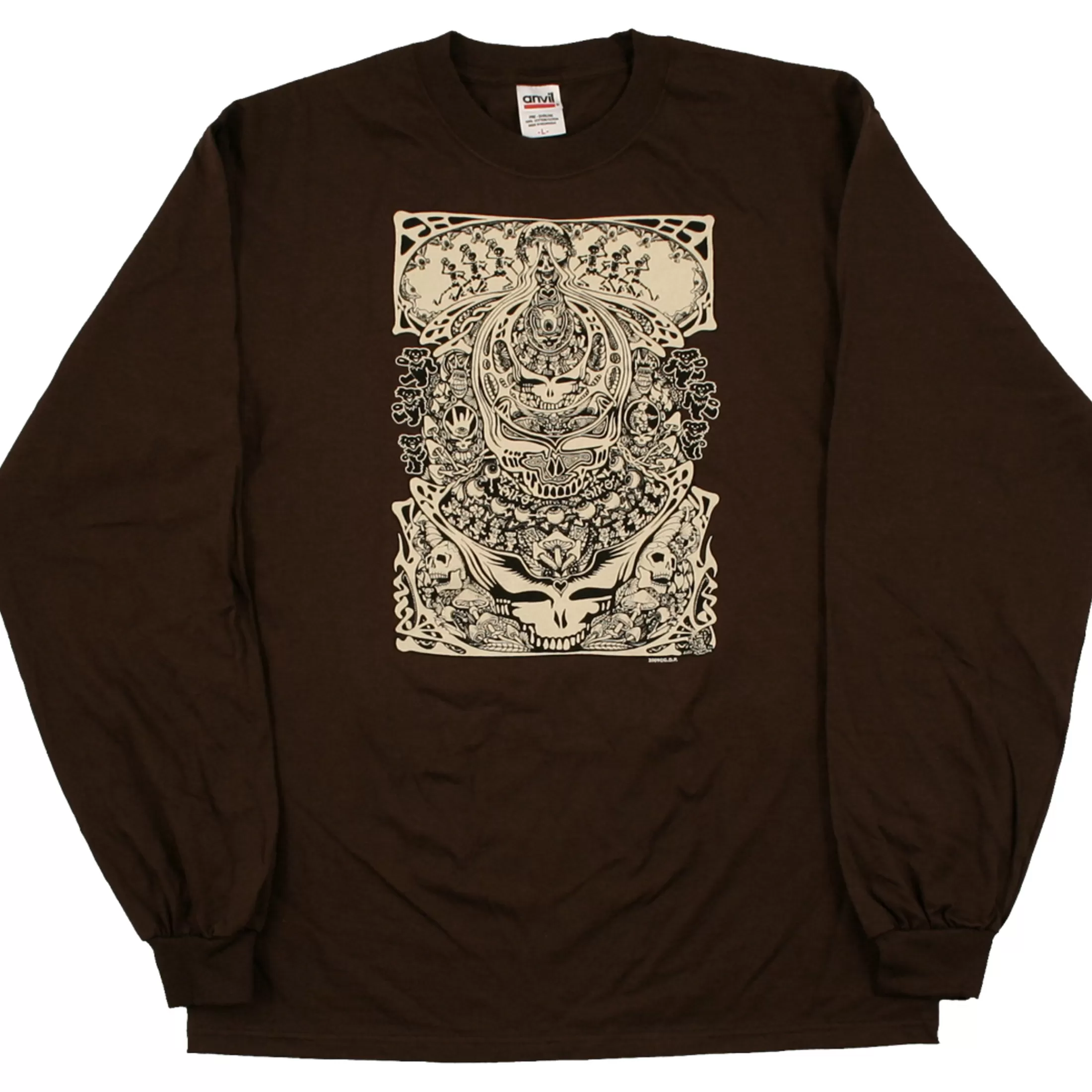 Long Sleeve | Grateful Dead<Liquid Blue Aiko Aiko Brown Long Sleeve T-Shirt