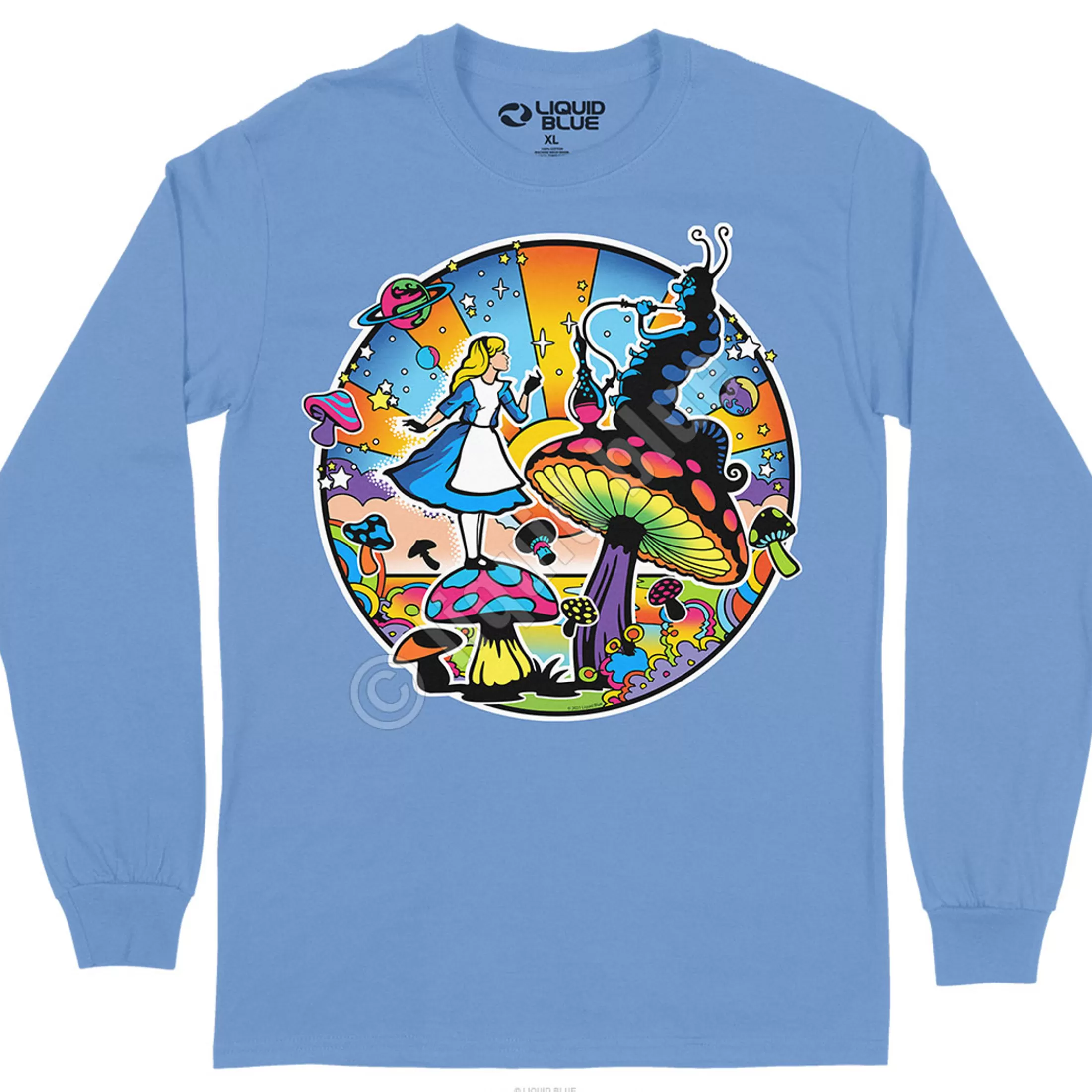 Long Sleeve | Light Fantasy<Liquid Blue Alice Mod Long Sleeve T-Shirt