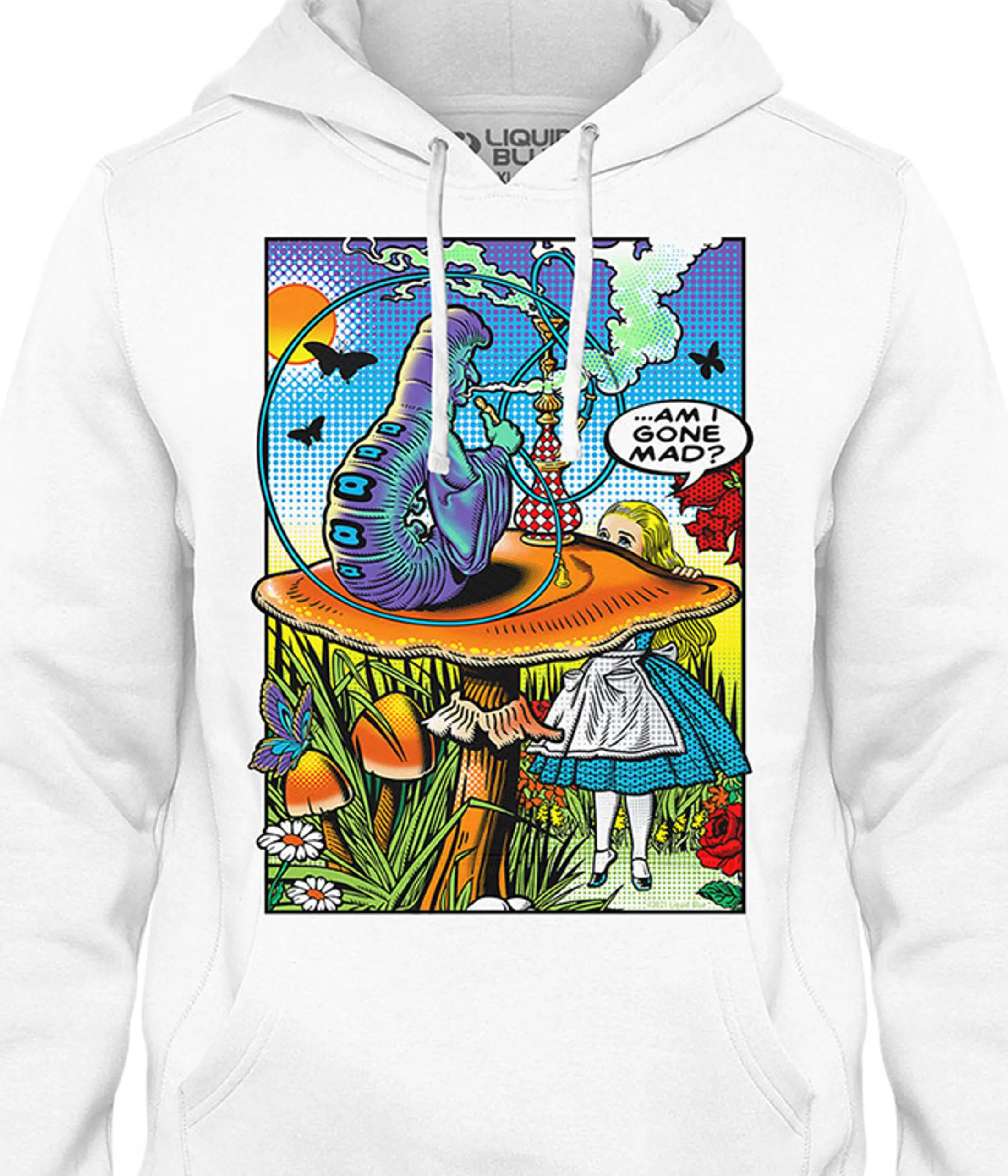 Hoodie | Light Fantasy<Liquid Blue Alice Pop Art Hoodie