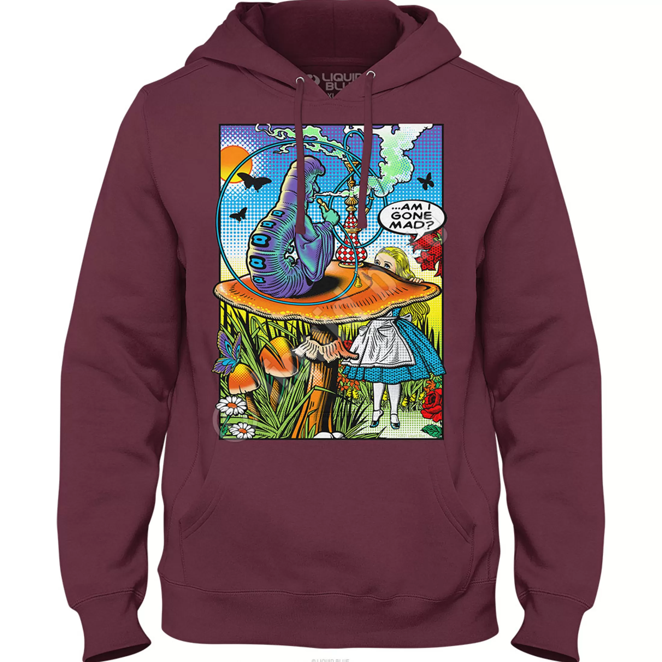 Hoodie | Light Fantasy<Liquid Blue Alice Pop Art Hoodie