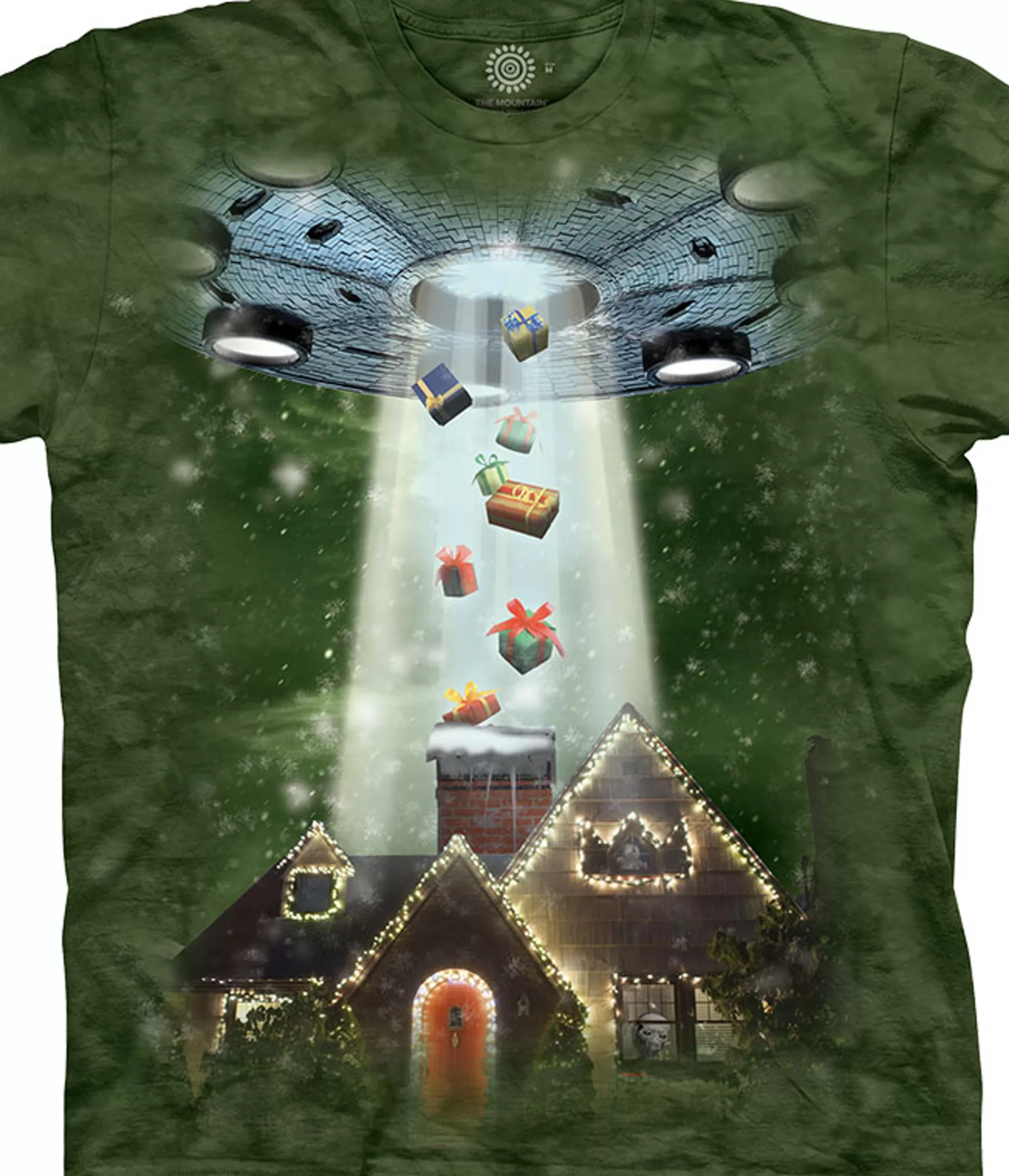 T-Shirt | Christmas<Liquid Blue Aliens Stole Christmas Classic Cotton T-Shirt