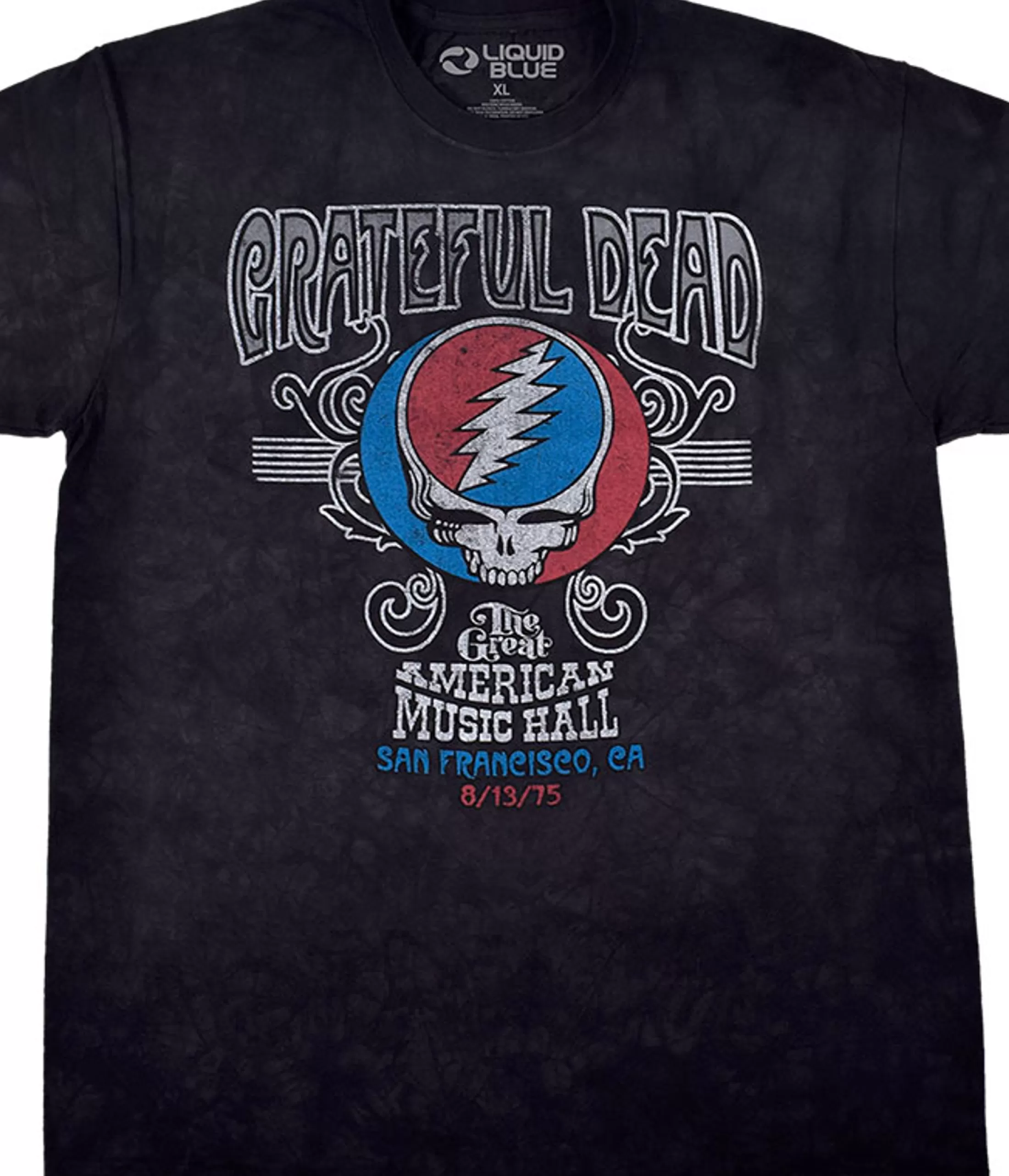 T-Shirt | Grateful Dead<Liquid Blue American Music Hall Tie-Dye T-Shirt