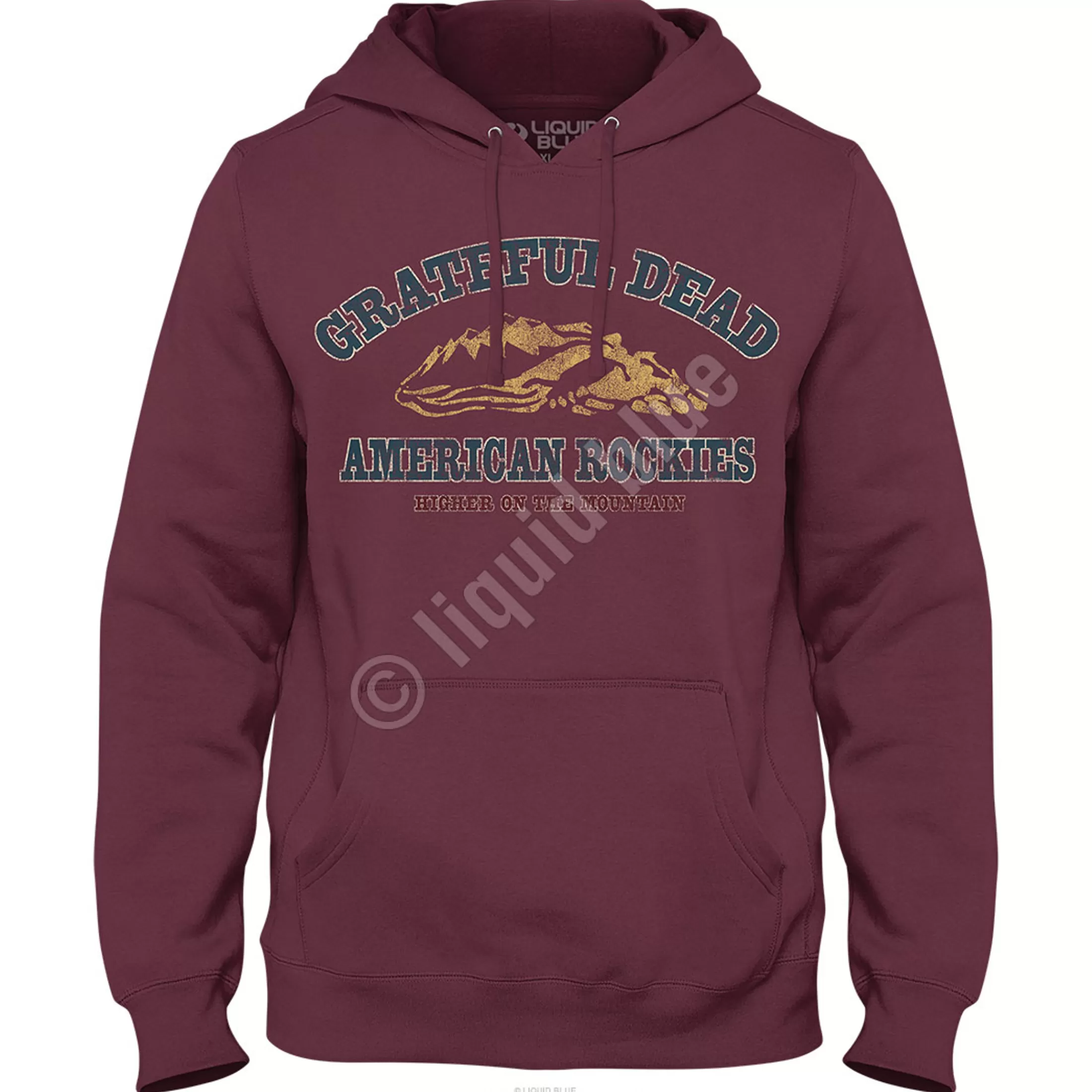 Hoodie | Grateful Dead<Liquid Blue American Rockies Hoodie