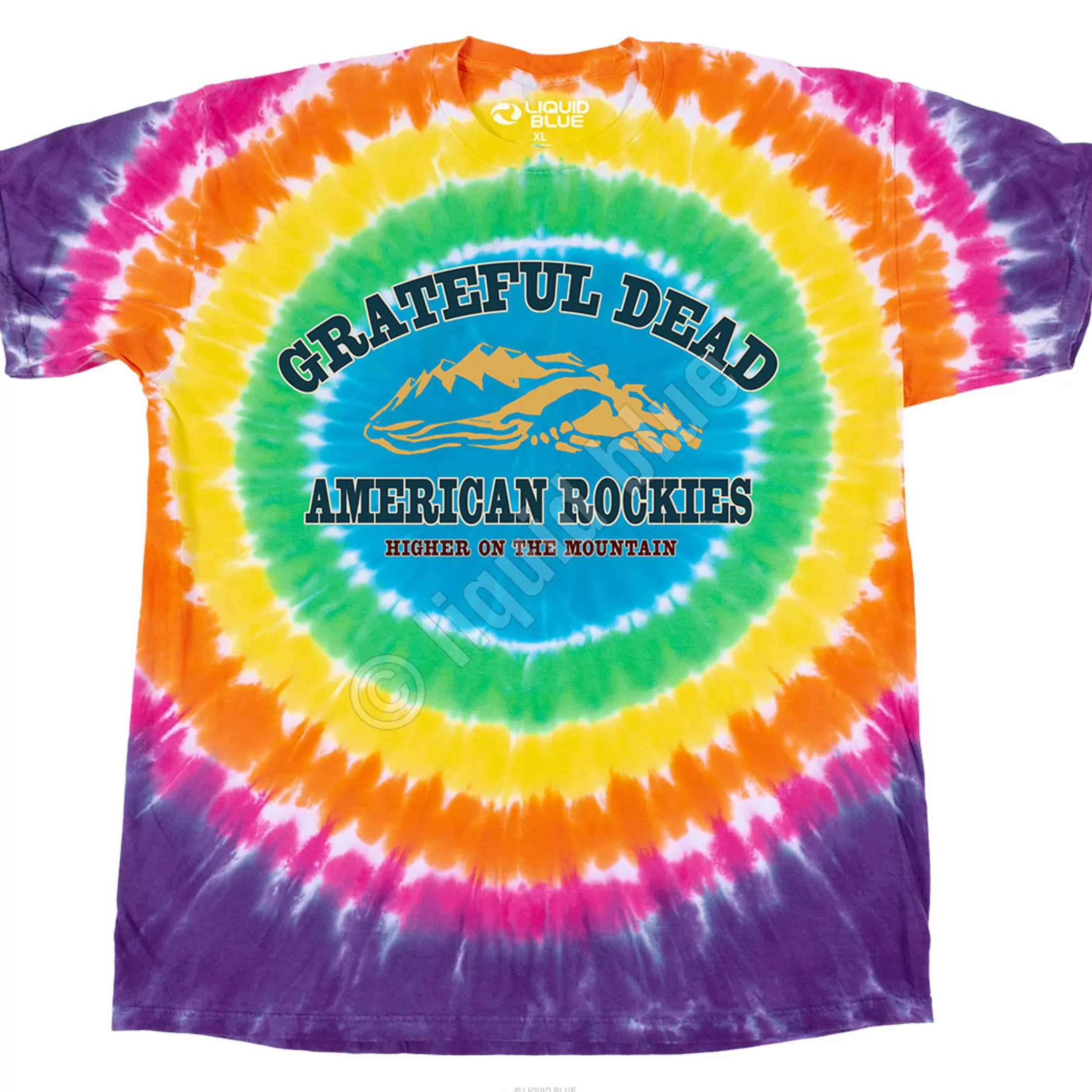 T-Shirt | Grateful Dead<Liquid Blue American Rockies T-Shirt