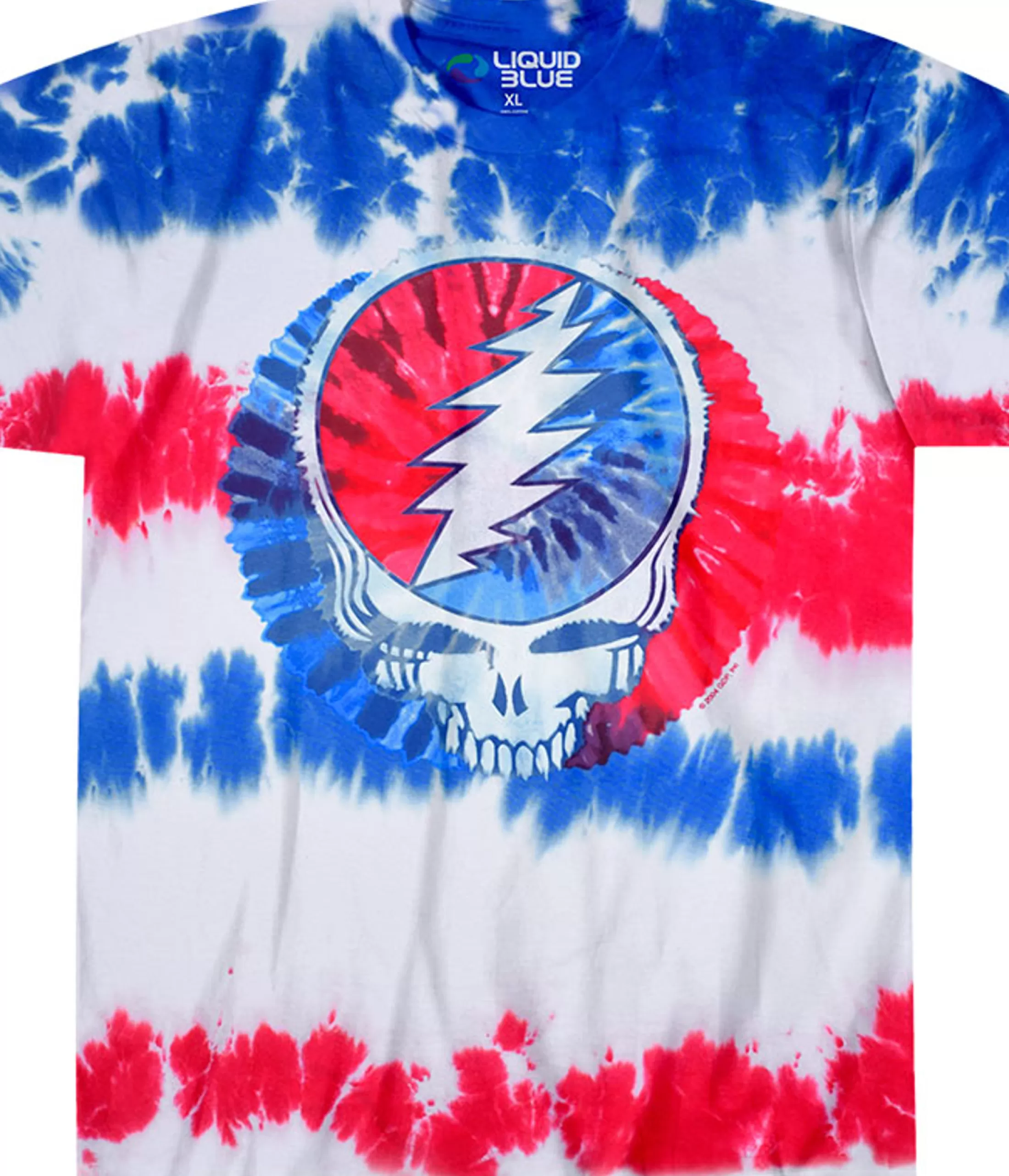 T-Shirt | Grateful Dead<Liquid Blue American SYF Tie-Dye T-Shirt