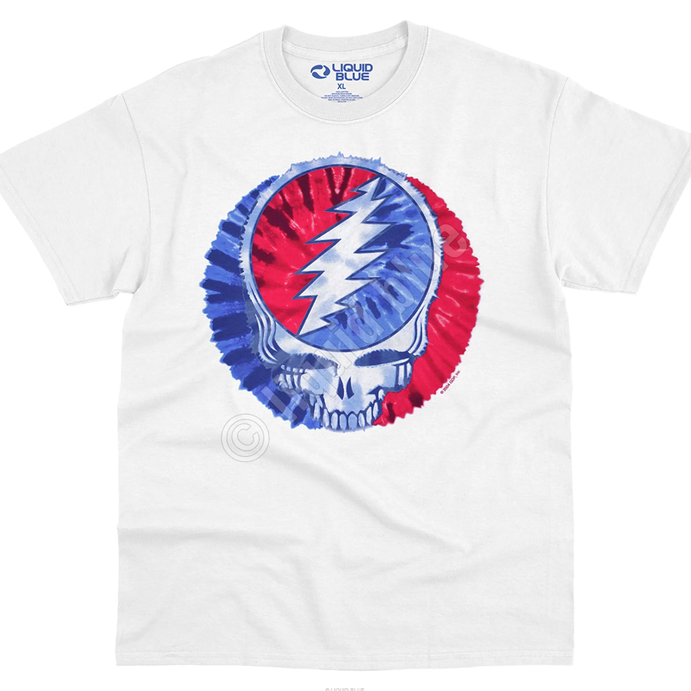 T-Shirt | Grateful Dead<Liquid Blue American SYF White T-Shirt