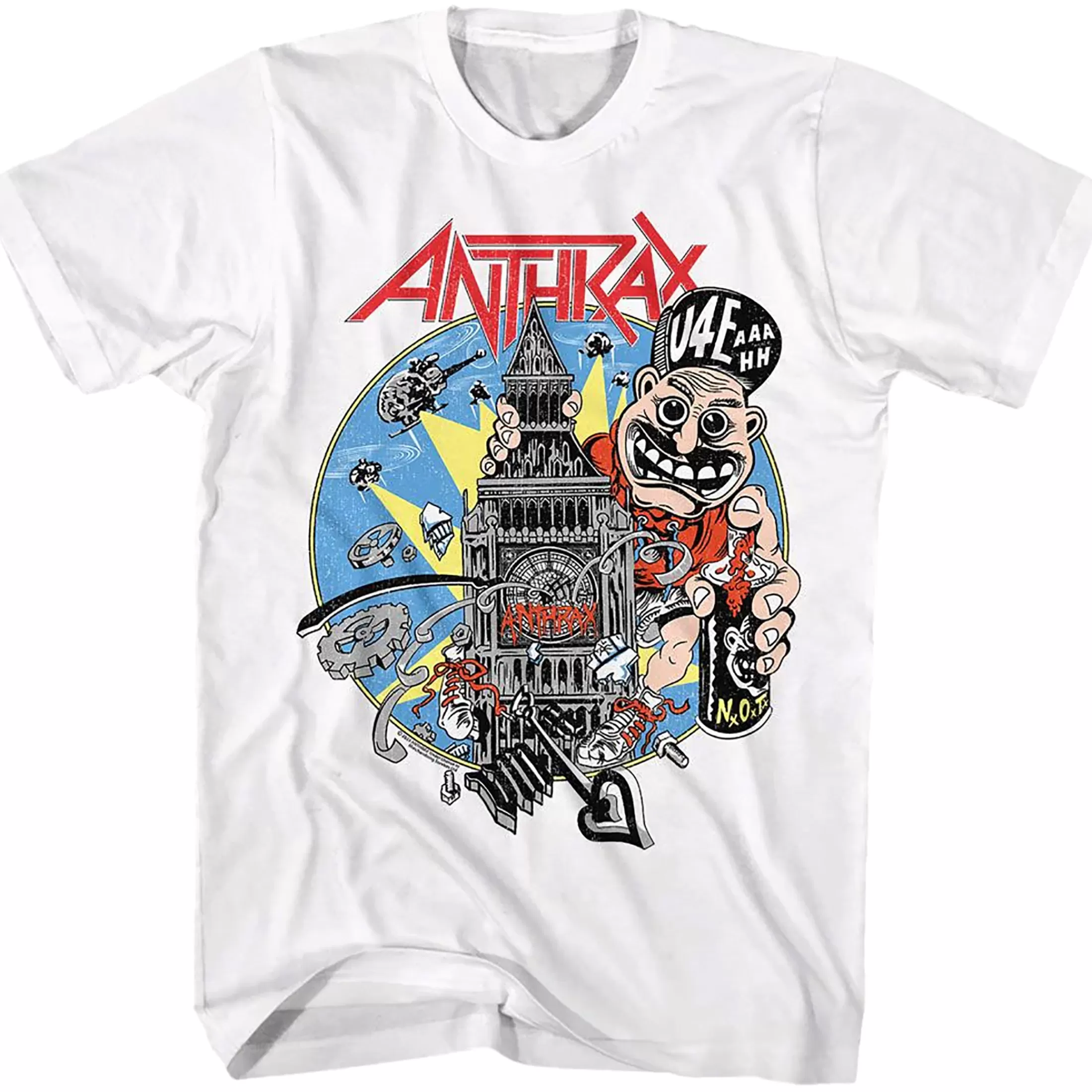 T-Shirt | Anthrax<Liquid Blue Anthrax U4EAAH Grey T-Shirt