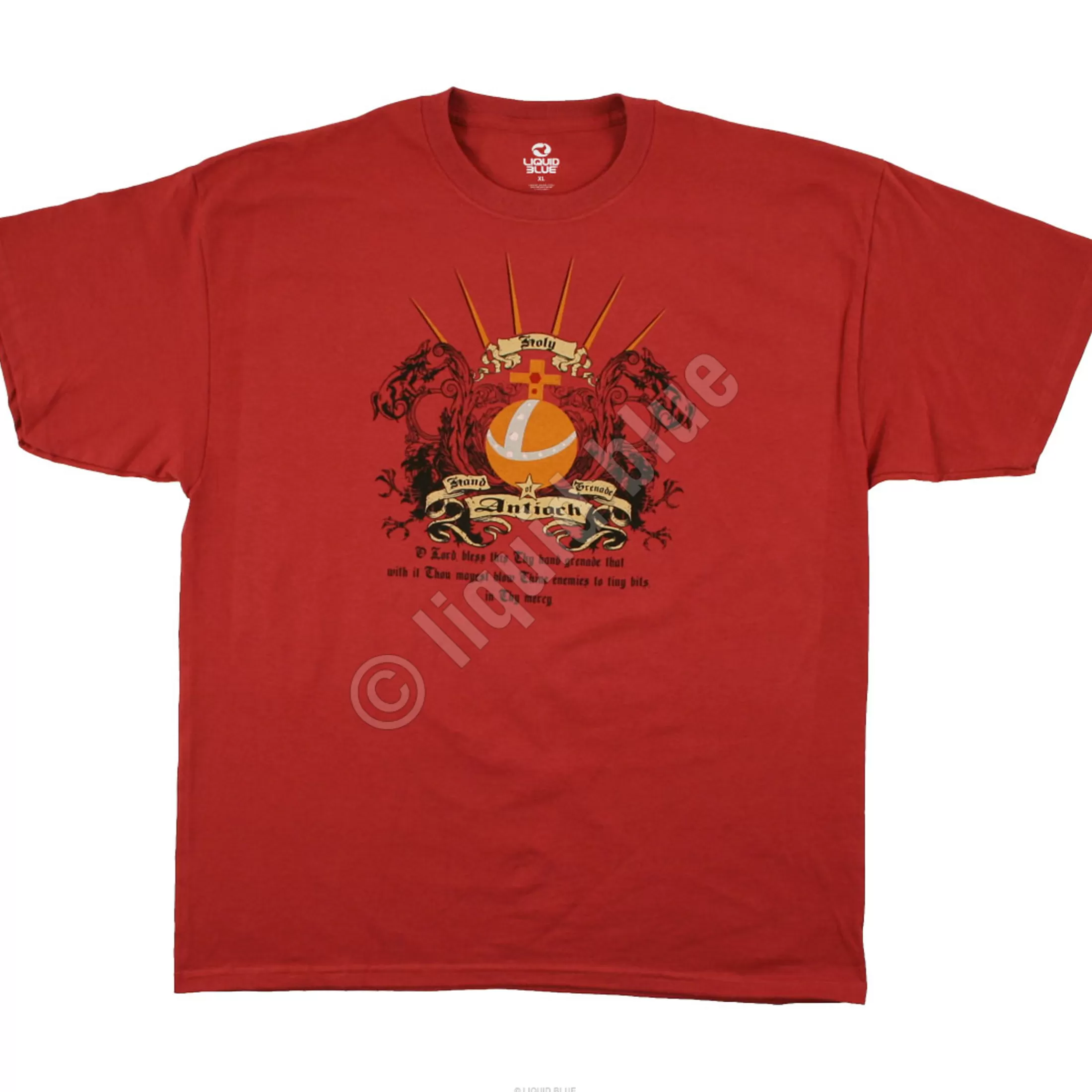 T-Shirt | Monty Python<Liquid Blue Antioch Red T-Shirt