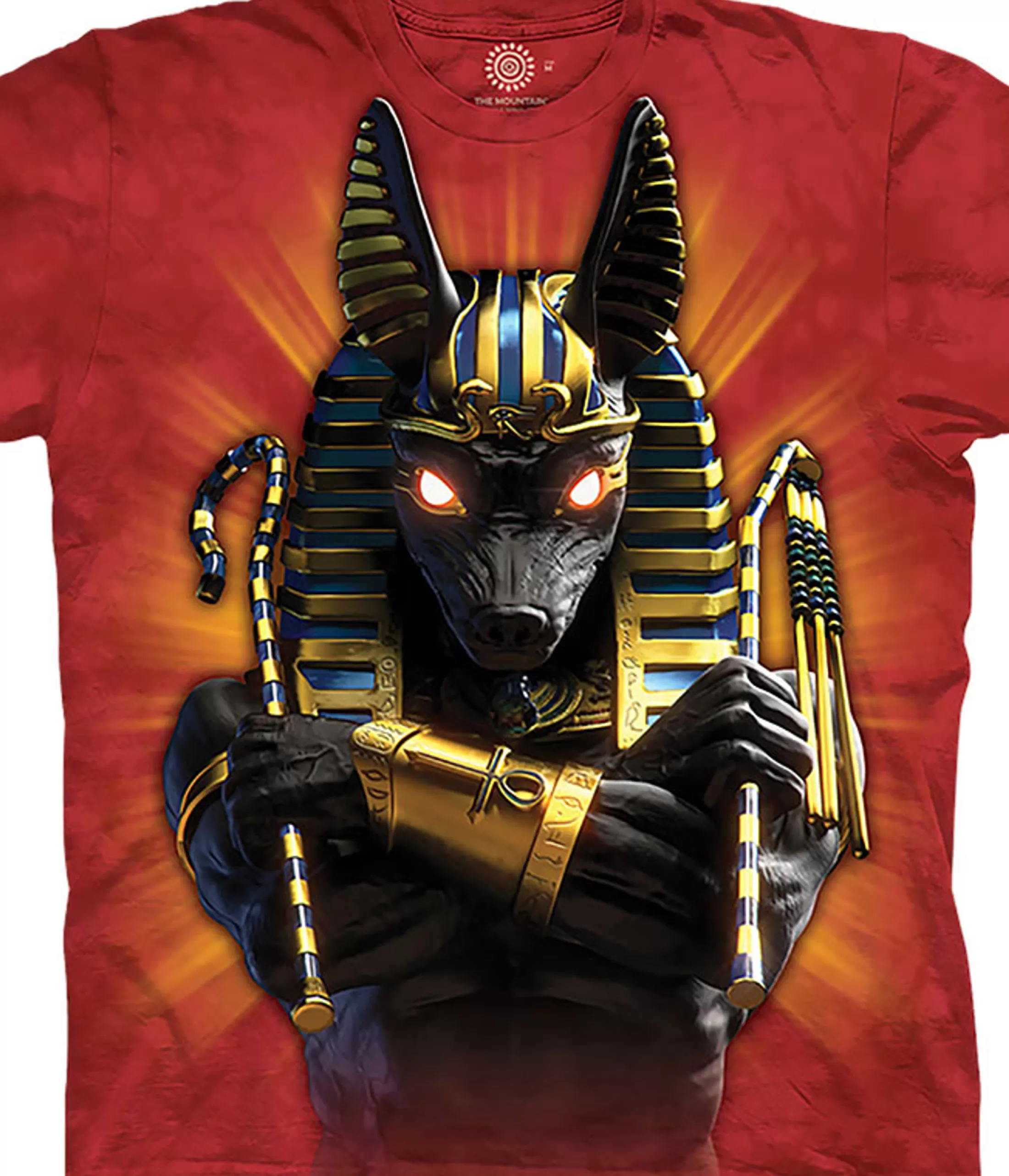 T-Shirt | Other Mythical Creatures<Liquid Blue Anubis Soldier Classic Cotton T-Shirt