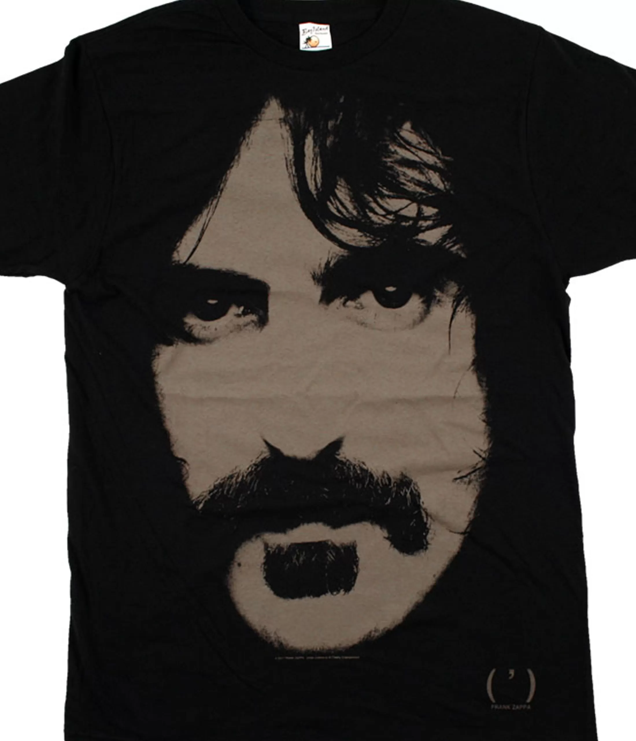 T-Shirt | Frank Zappa<Liquid Blue Apostrophe Premium Black T-Shirt