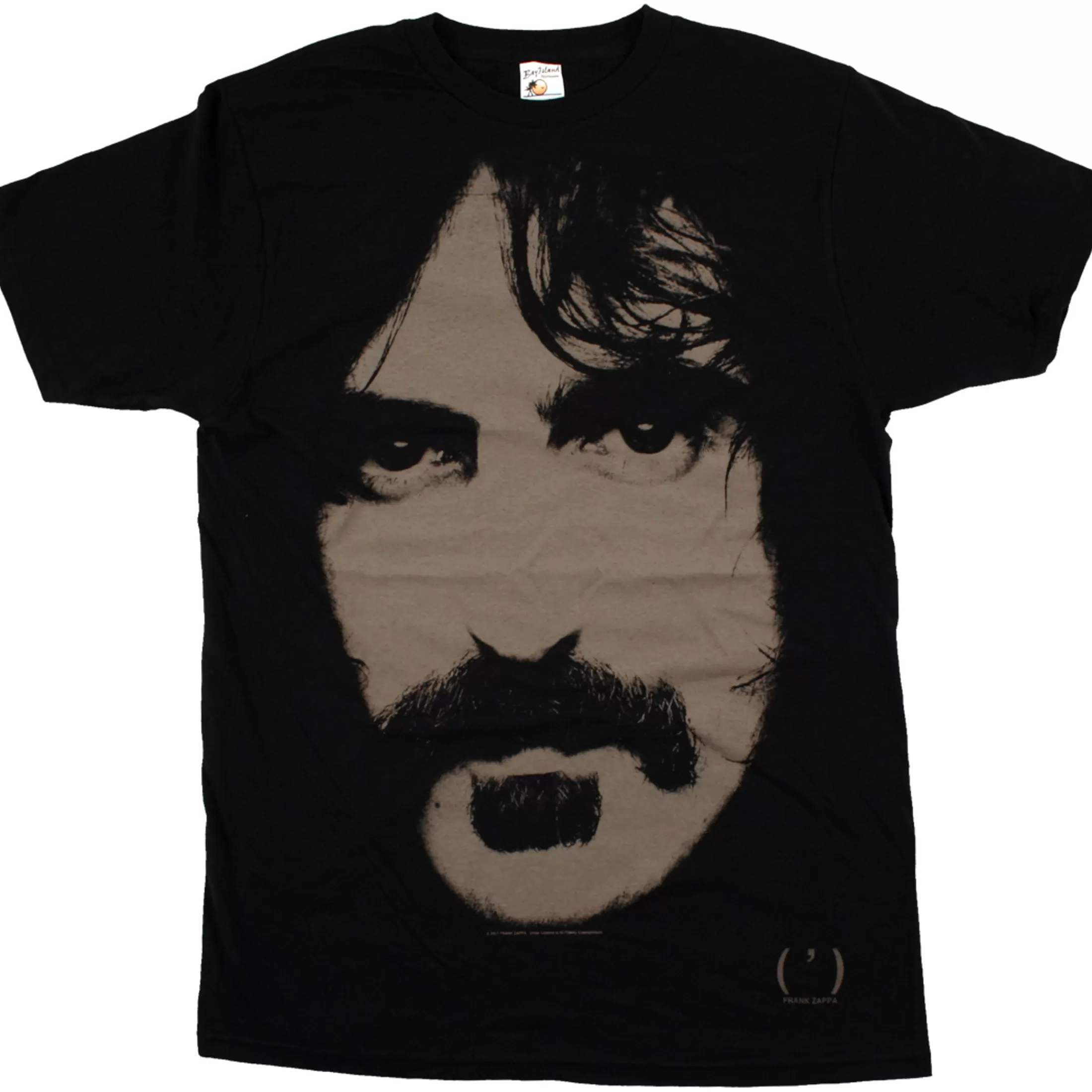 T-Shirt | Frank Zappa<Liquid Blue Apostrophe Premium Black T-Shirt