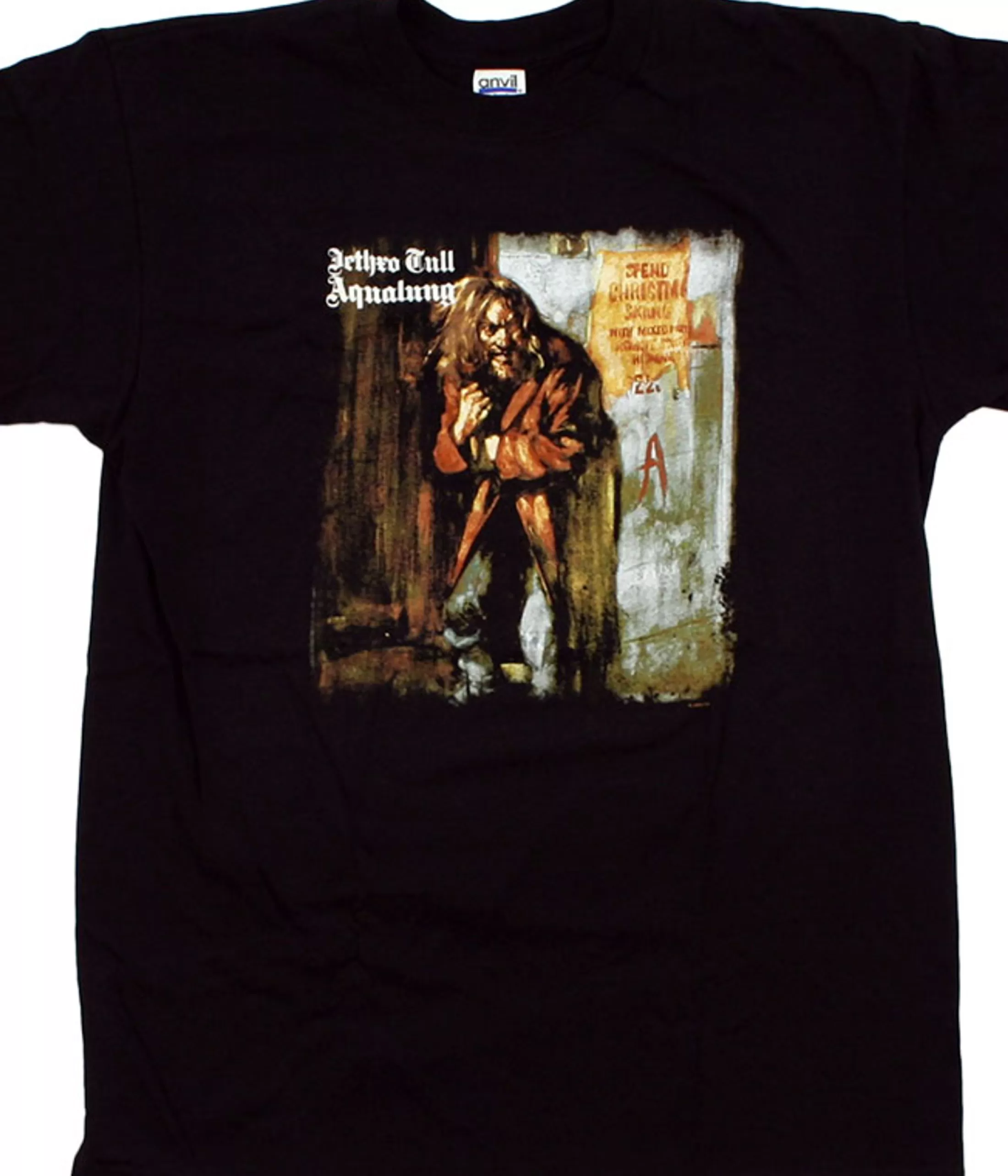 T-Shirt | Jethro Tull<Liquid Blue Aqua Lung Black T-Shirt