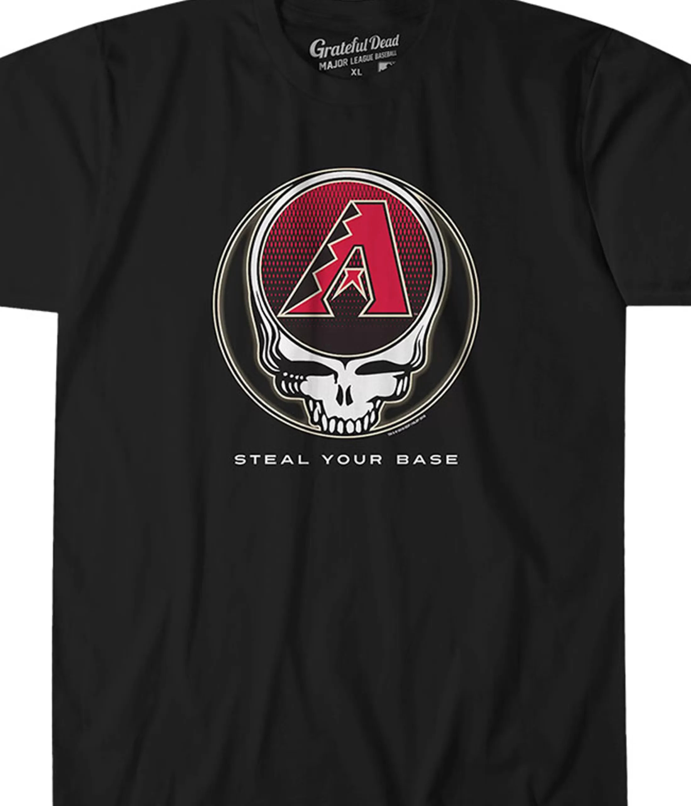 Athletic T-Shirt | Arizona Diamondbacks<Liquid Blue Arizona Diamondbacks Steal Your Base Red Athletic T-Shirt