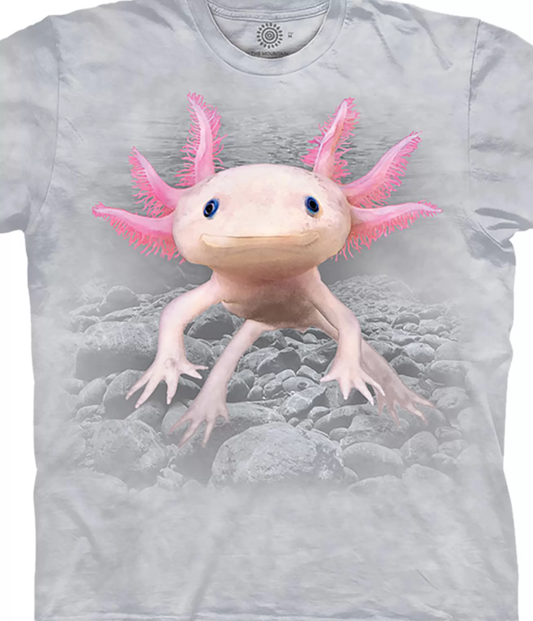 T-Shirt | Reptiles And Amphibians<Liquid Blue Axolotl Classic Cotton T-Shirt