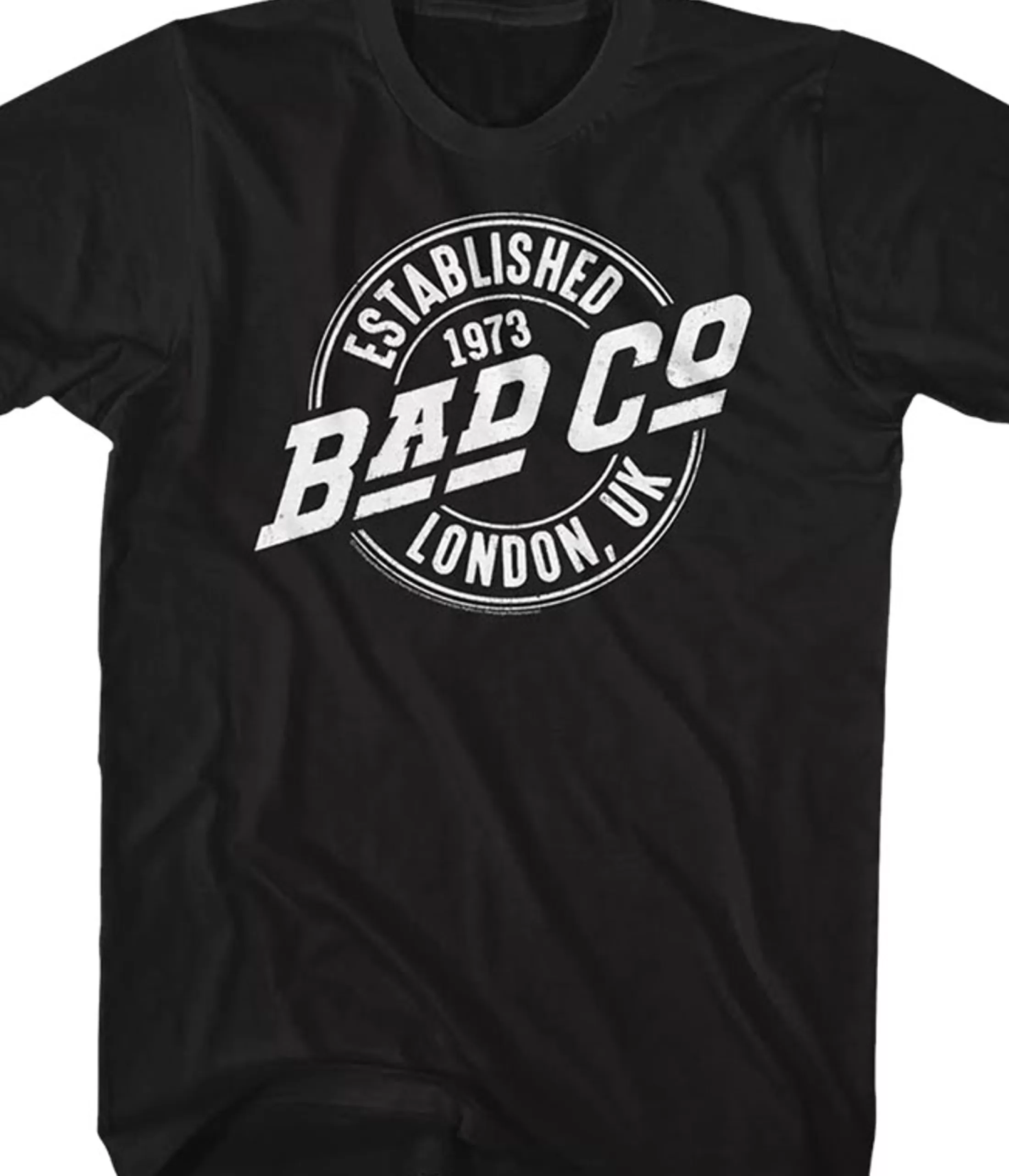 T-Shirt | Bad Company<Liquid Blue Bad Company Logo Black T-Shirt