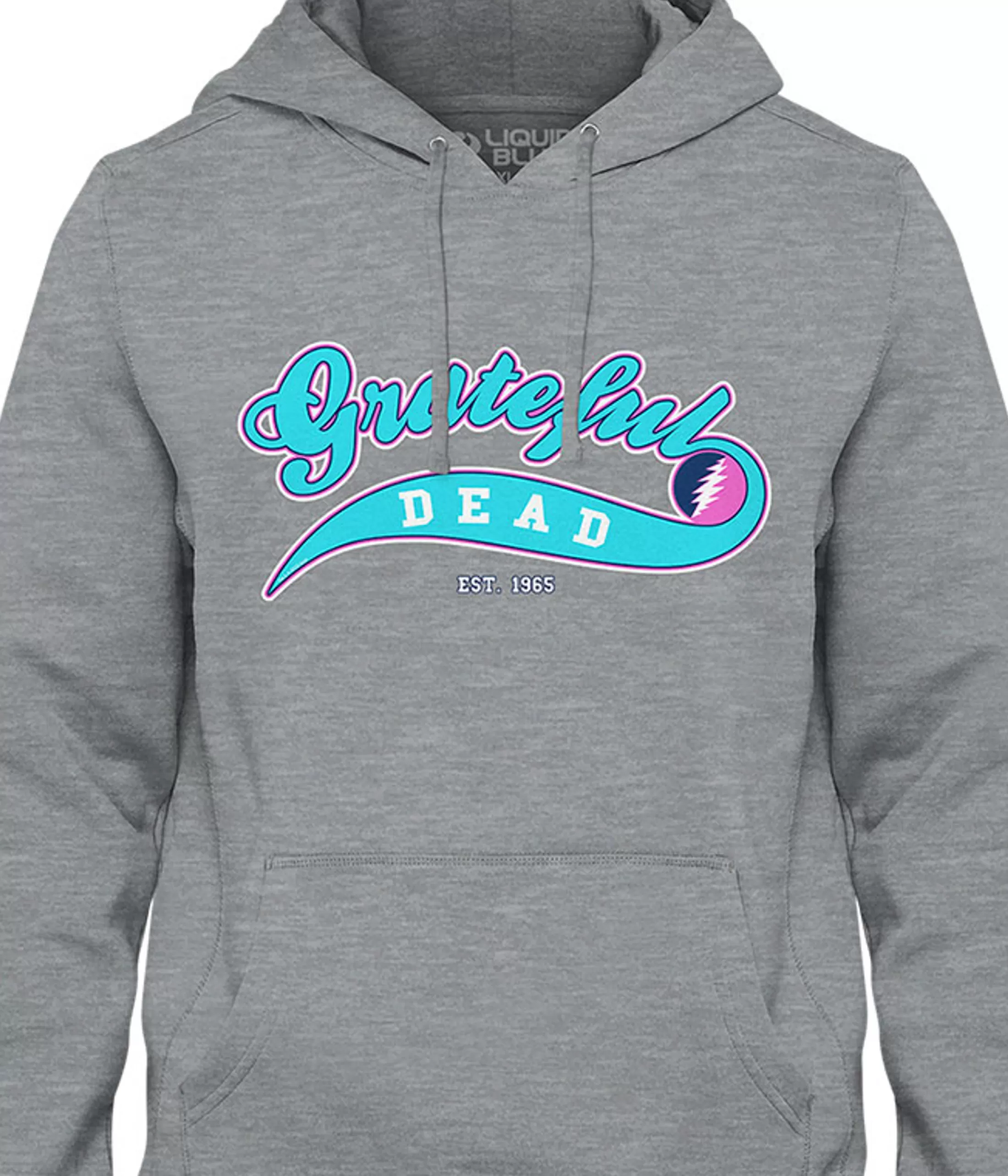 Hoodie | Baseball<Liquid Blue Ballpark Cyan Hoodie