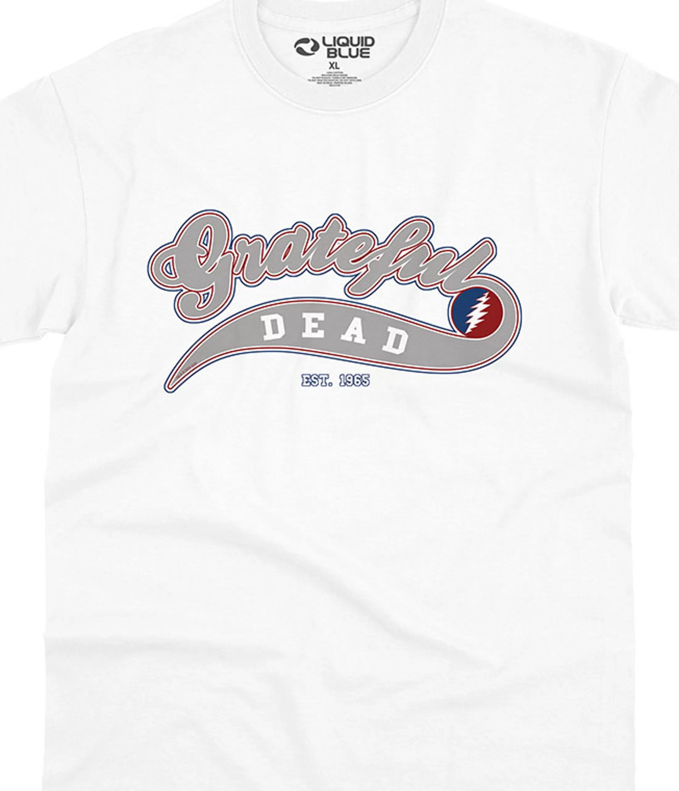 T-Shirt | Baseball<Liquid Blue Ballpark Grey T-Shirt