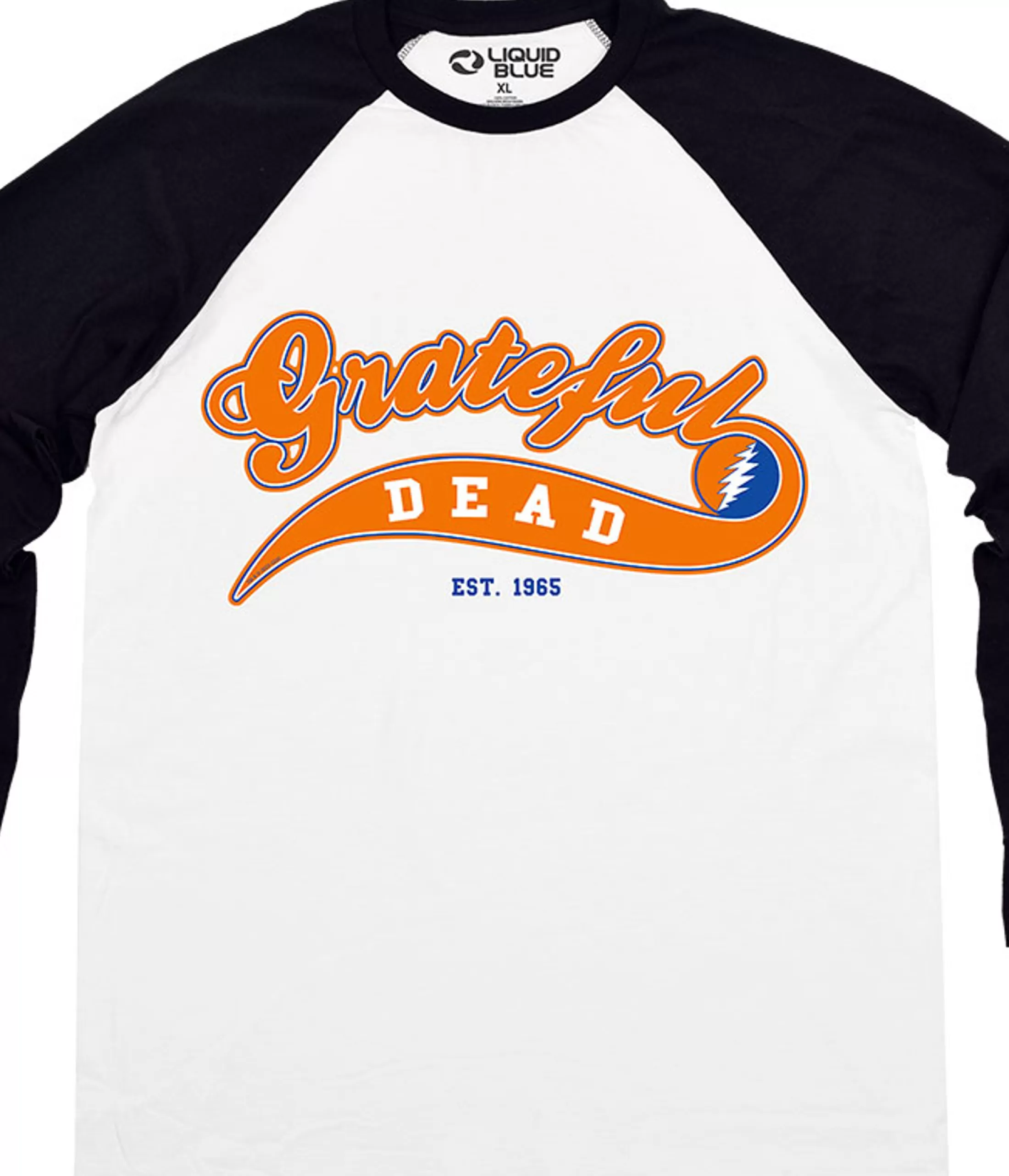 Long Sleeve | Baseball<Liquid Blue Ballpark Orange Long Sleeve T-Shirt