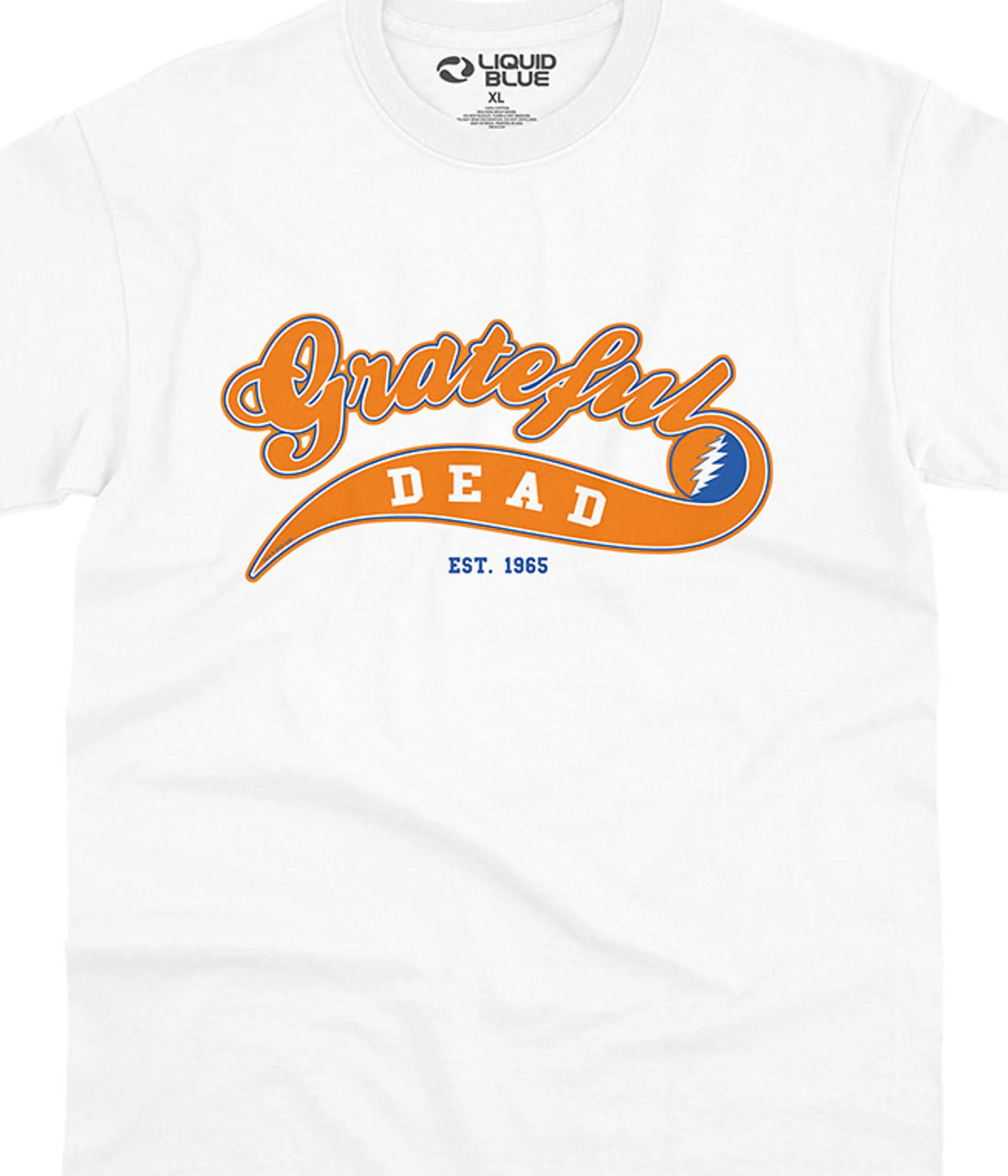 T-Shirt | Baseball<Liquid Blue Ballpark Orange T-Shirt