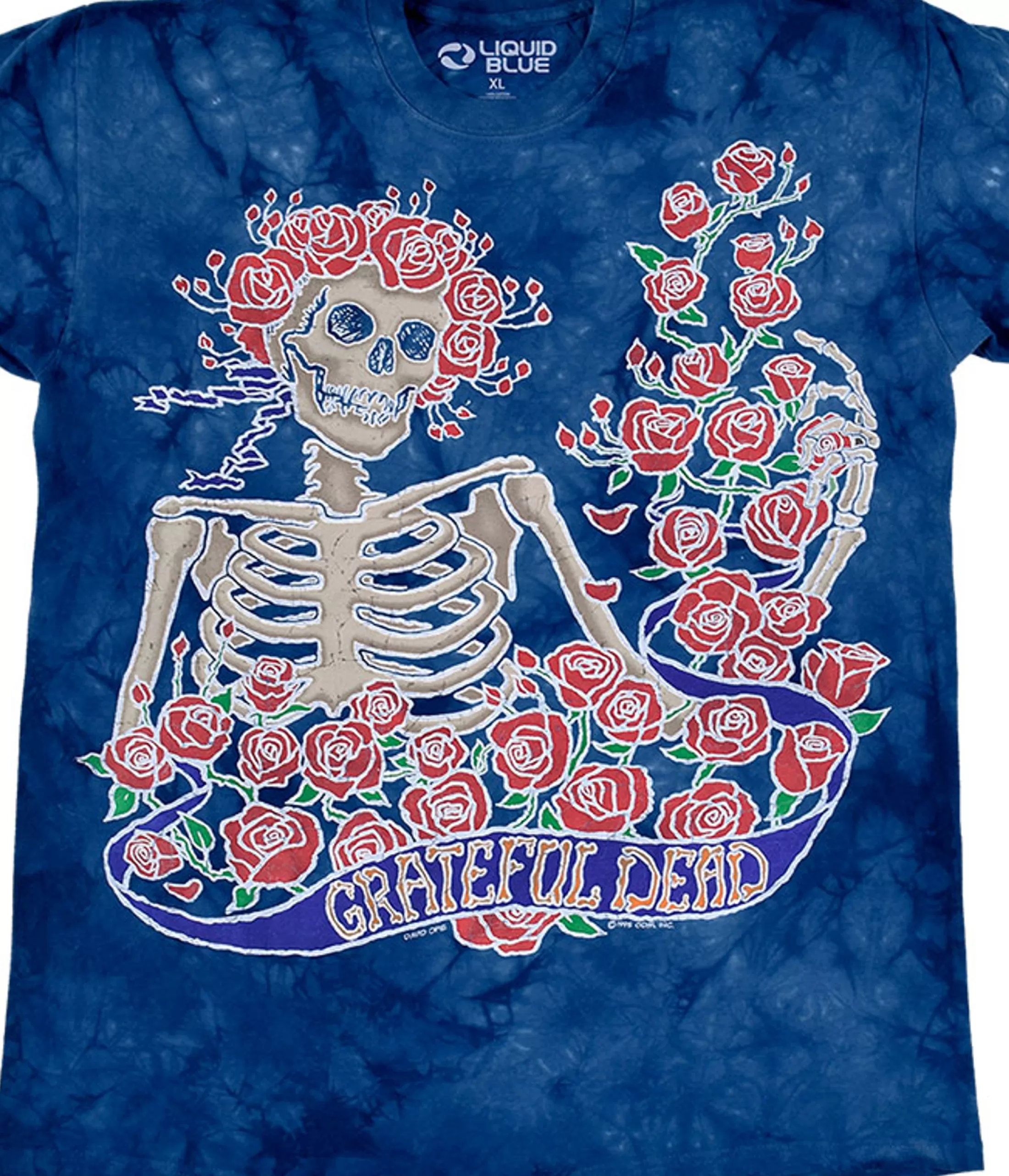 T-Shirt | Grateful Dead<Liquid Blue Batik Bertha Tie-Dye T-Shirt