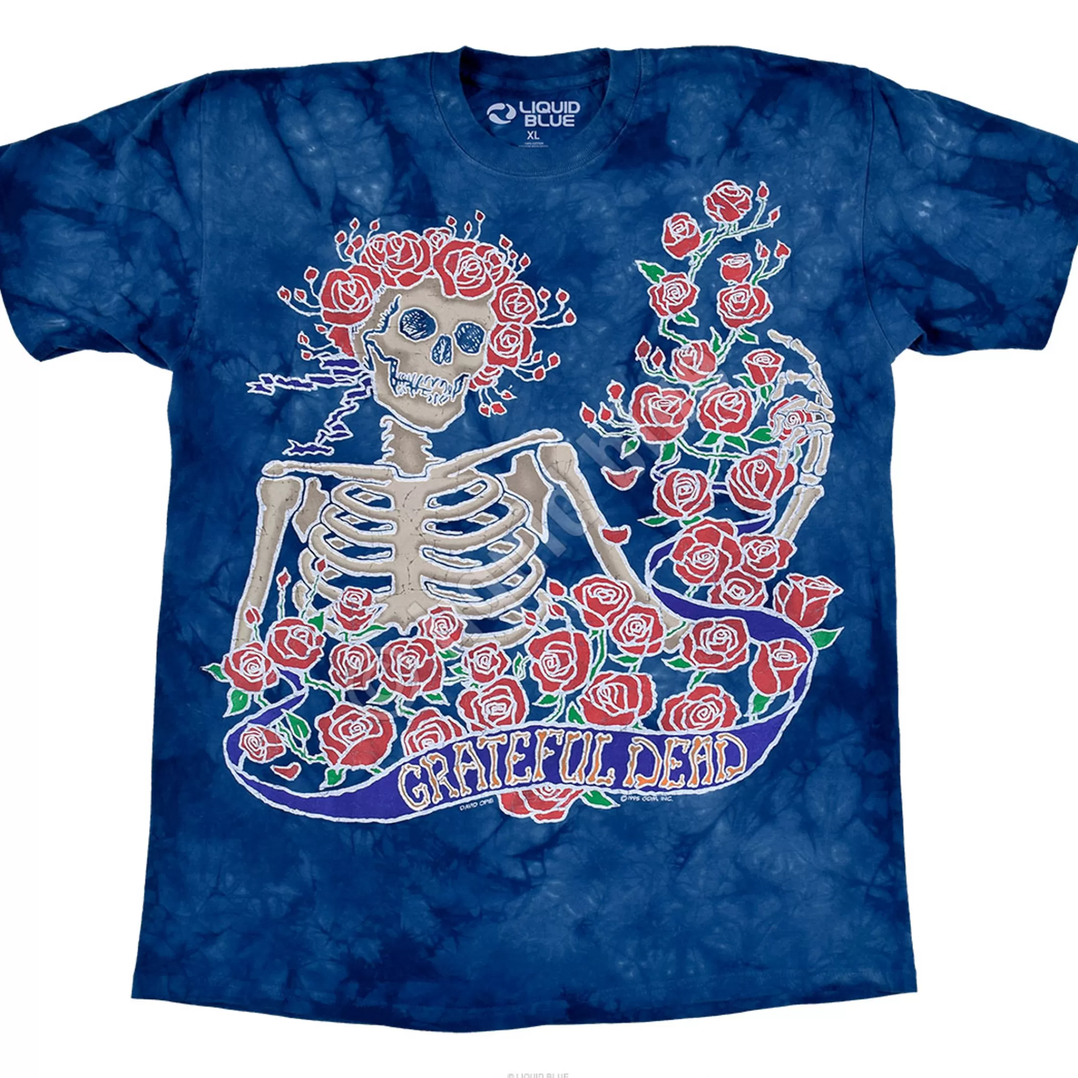 T-Shirt | Grateful Dead<Liquid Blue Batik Bertha Tie-Dye T-Shirt