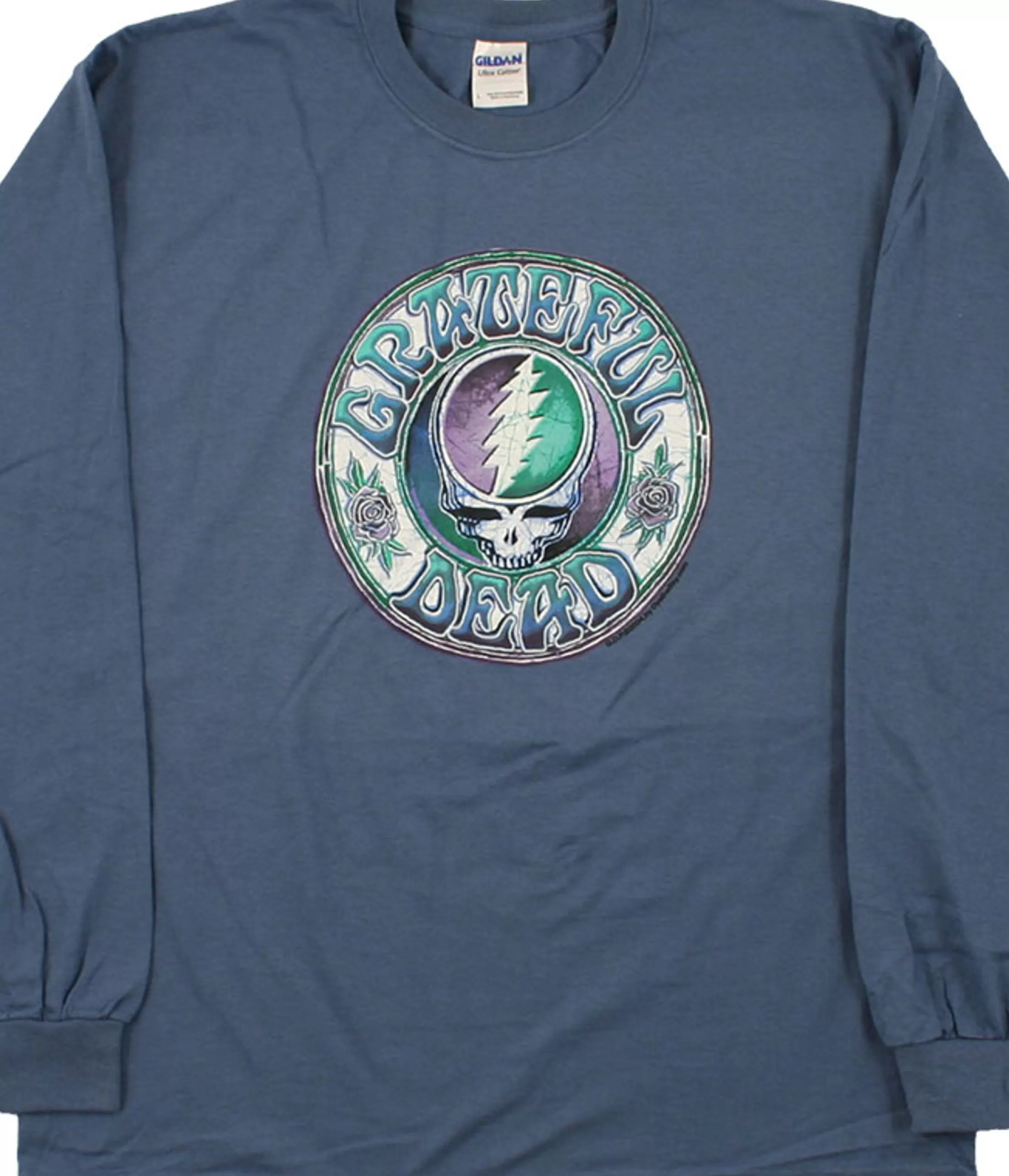 Long Sleeve | Grateful Dead<Liquid Blue Batik SYF Blue Long Sleeve T-Shirt