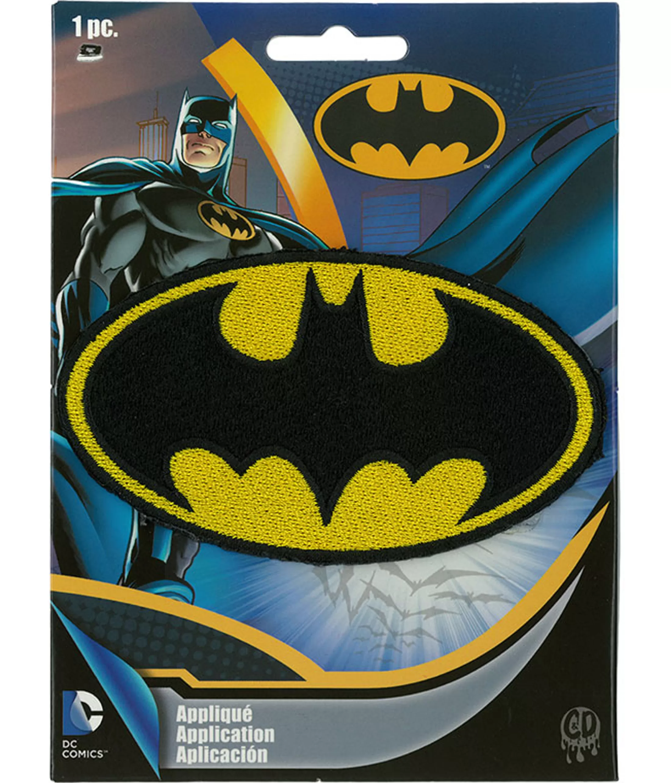 Patches | Dc Comics<Liquid Blue Batman Logo Patch