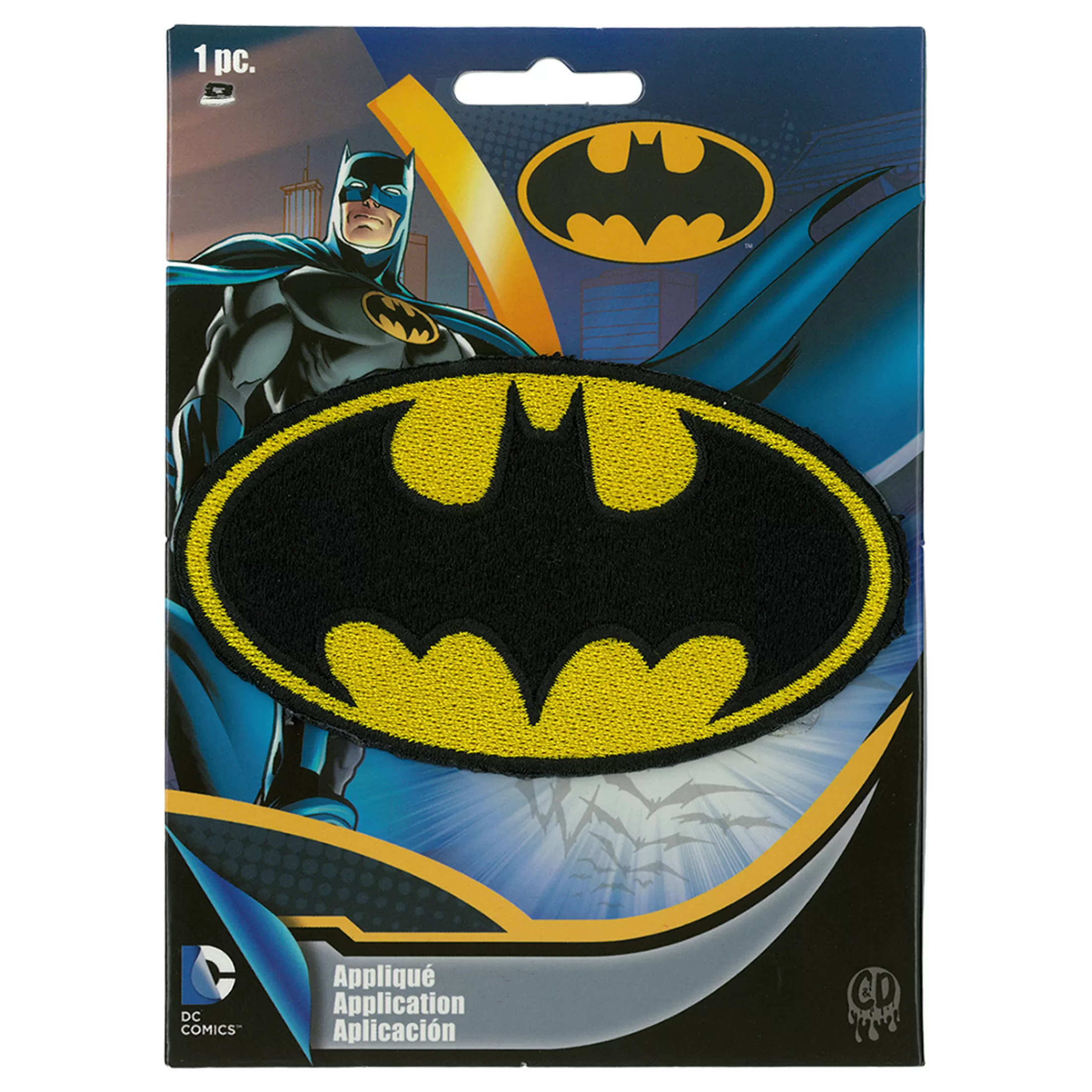 Patches | Dc Comics<Liquid Blue Batman Logo Patch