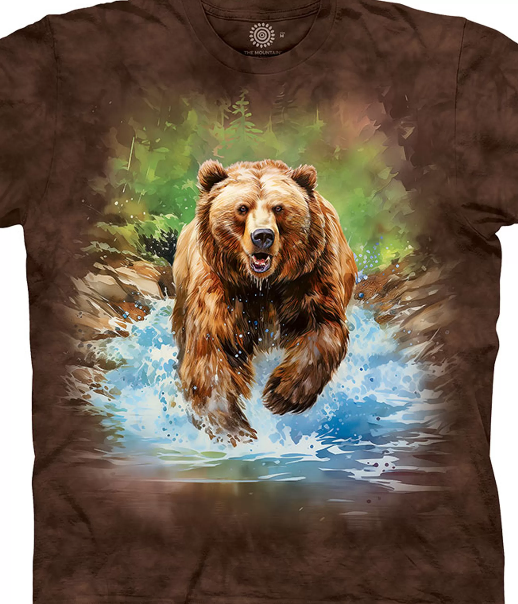 T-Shirt<Liquid Blue Bear Run Classic Cotton T-Shirt