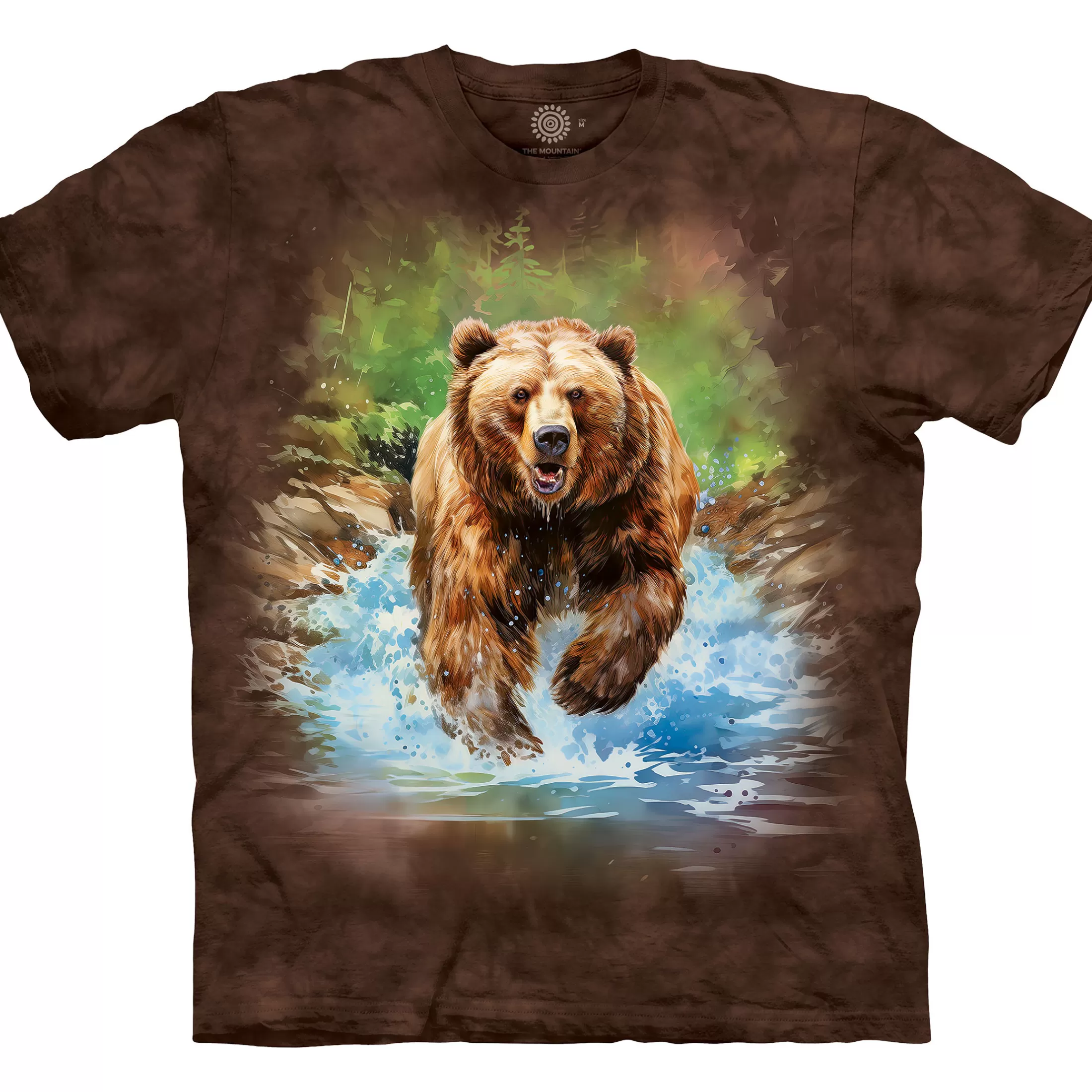 T-Shirt<Liquid Blue Bear Run Classic Cotton T-Shirt