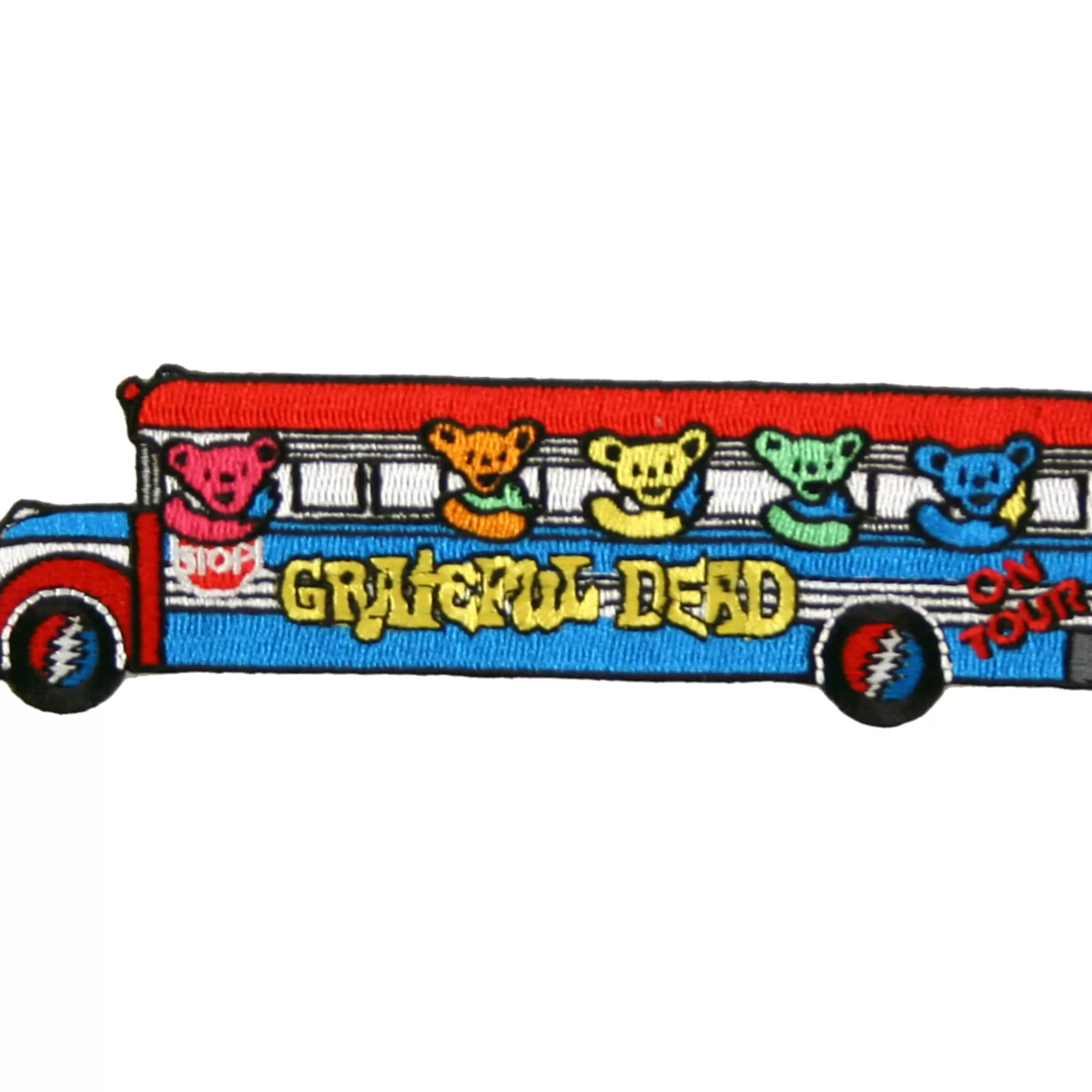 Patches | Grateful Dead<Liquid Blue Bears On The Bus Patch