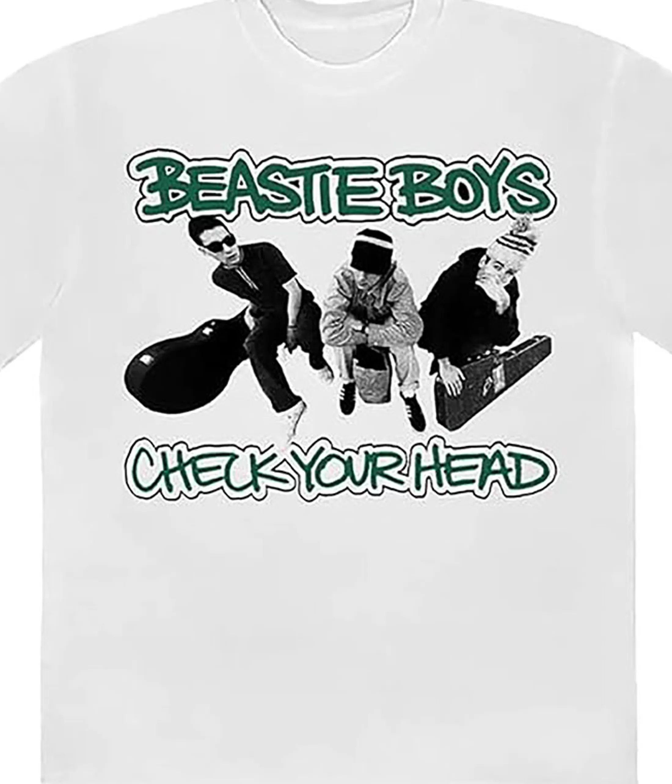 T-Shirt | Beastie Boys<Liquid Blue Beastie Boys Bumble Bee White T-Shirt