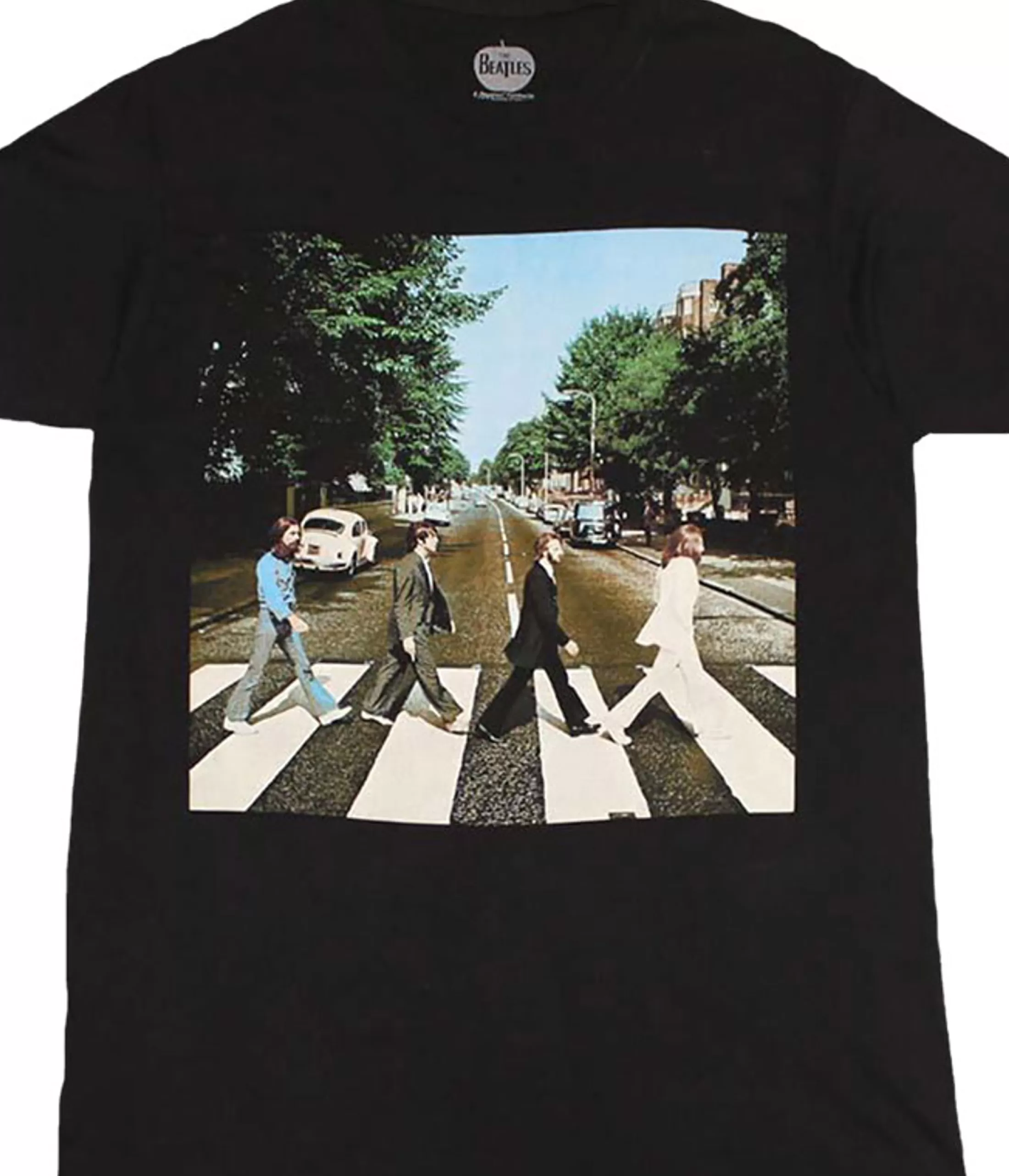 T-Shirt | Beatles<Liquid Blue Beatles Abbey Road Black T-Shirt