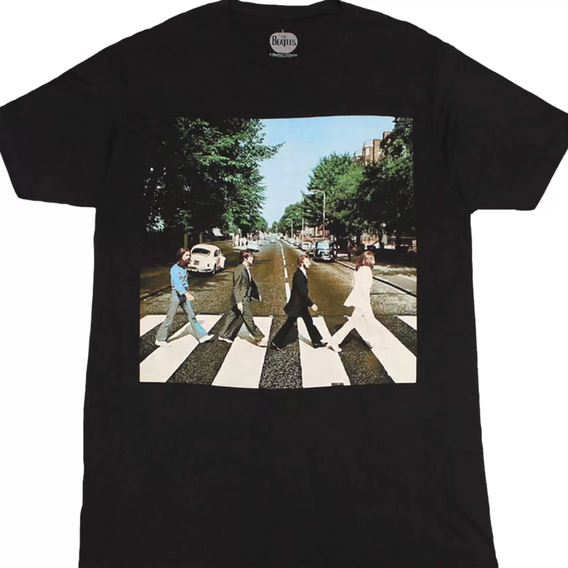 T-Shirt | Beatles<Liquid Blue Beatles Abbey Road Black T-Shirt