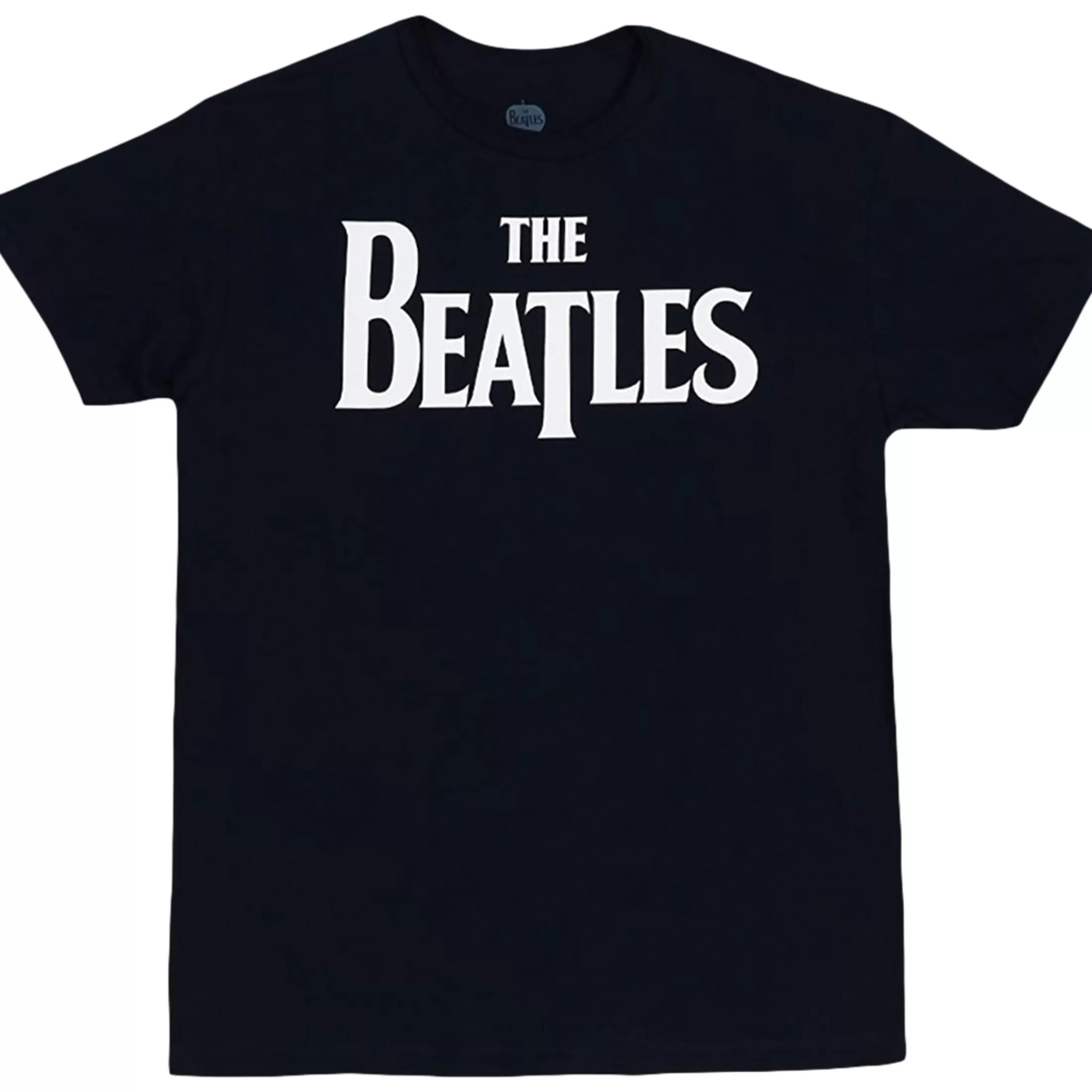 T-Shirt | Beatles<Liquid Blue Beatles Logo Black T-Shirt