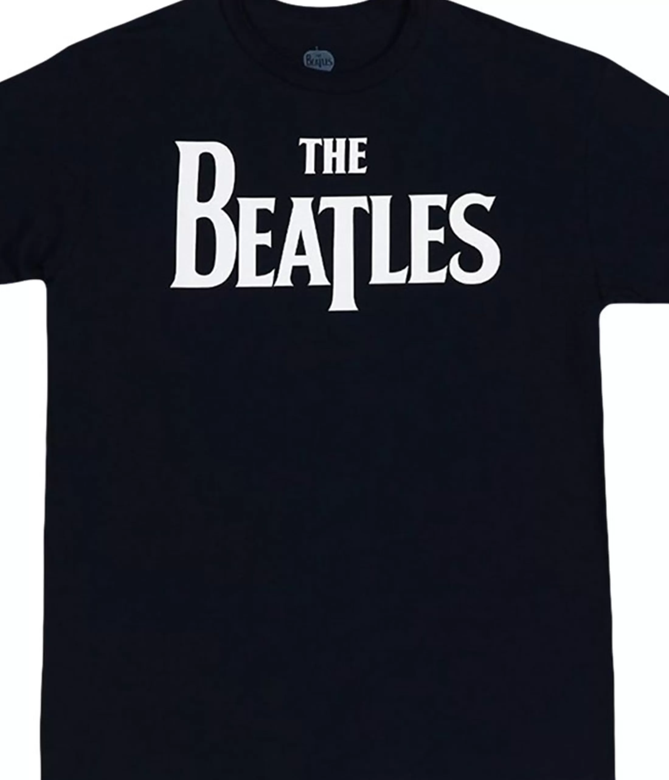 T-Shirt | Beatles<Liquid Blue Beatles Logo Black T-Shirt