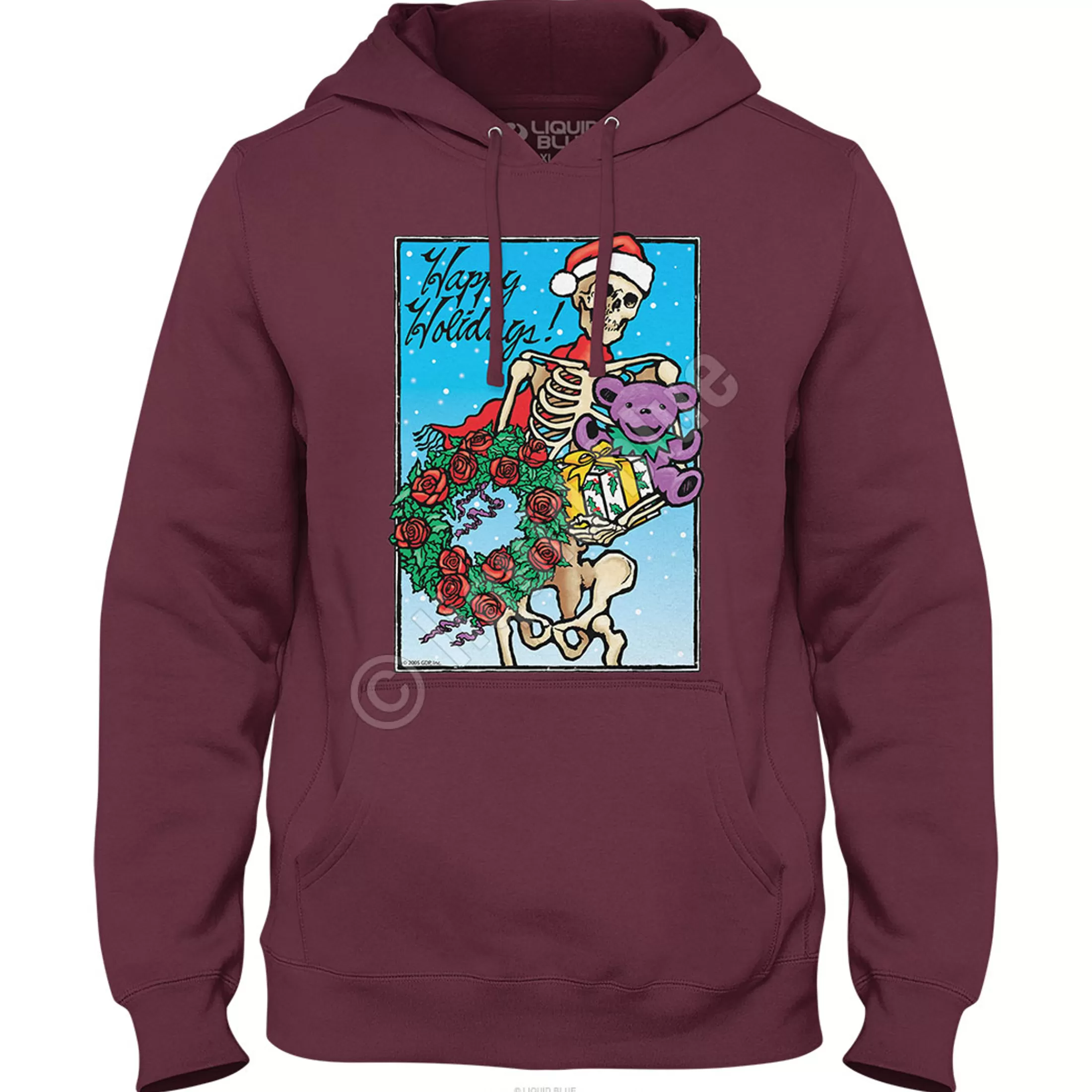 Hoodie | Bertha Claus<Liquid Blue Bertha Claus Hoodie