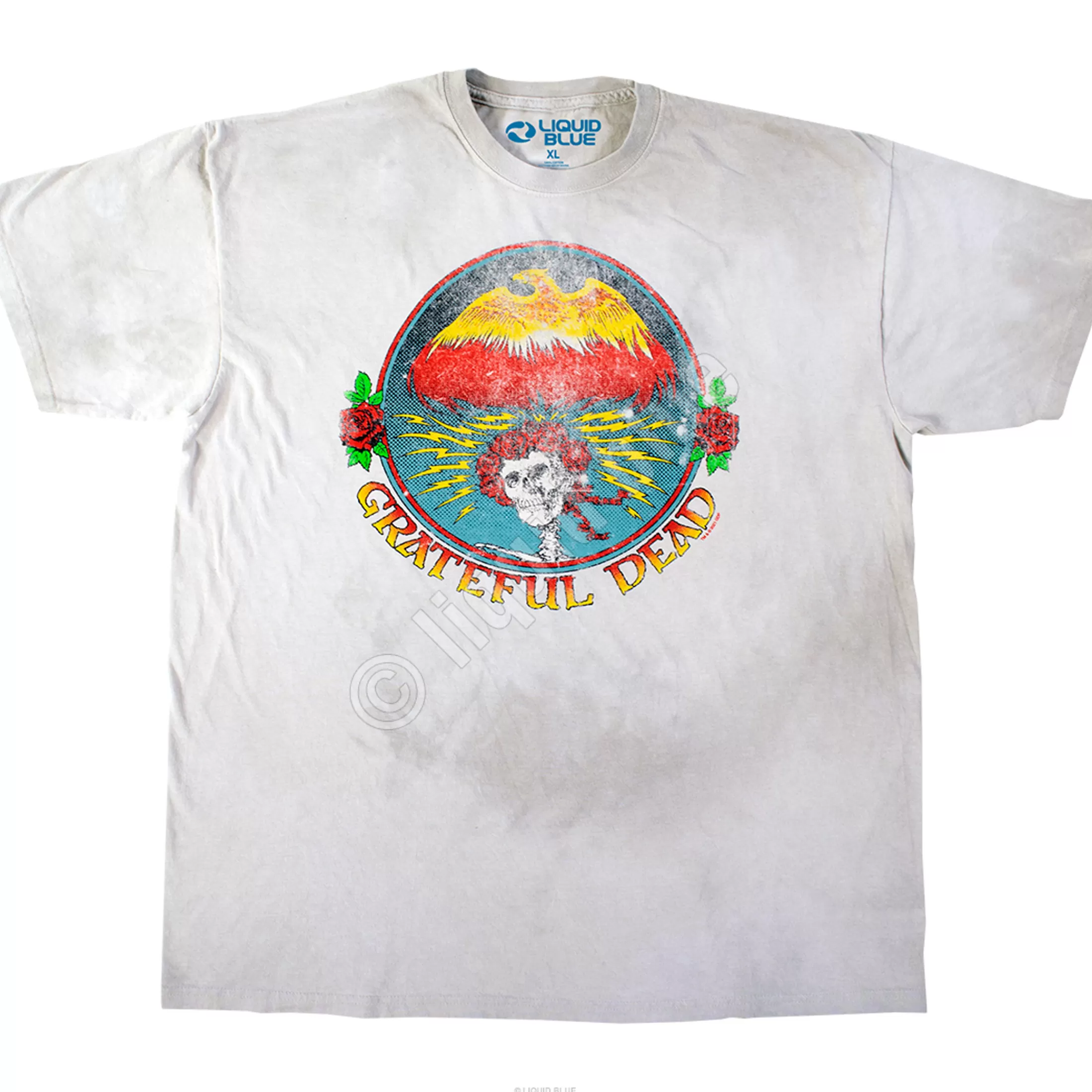 T-Shirt | Grateful Dead<Liquid Blue Bertha Eagle Tie-Dye T-Shirt