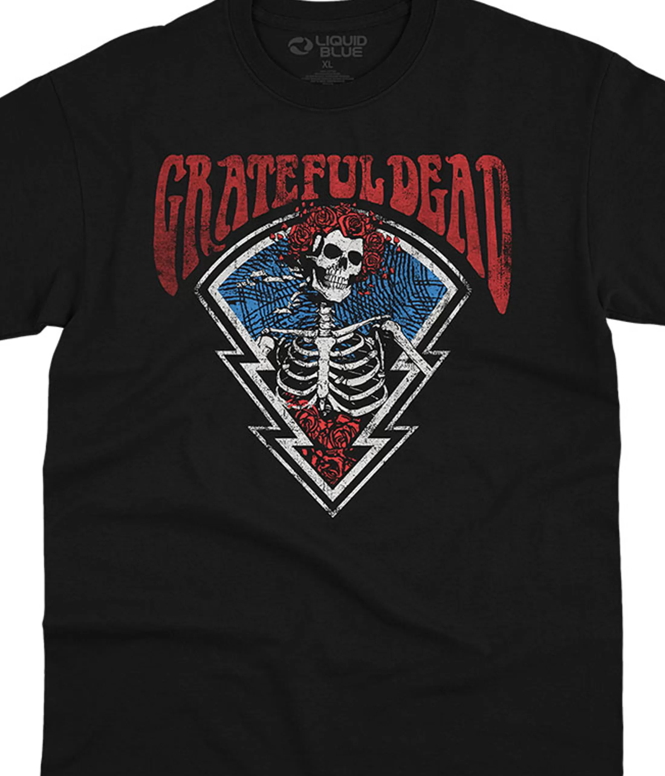 T-Shirt | Grateful Dead<Liquid Blue Bertha Icon Black T-Shirt