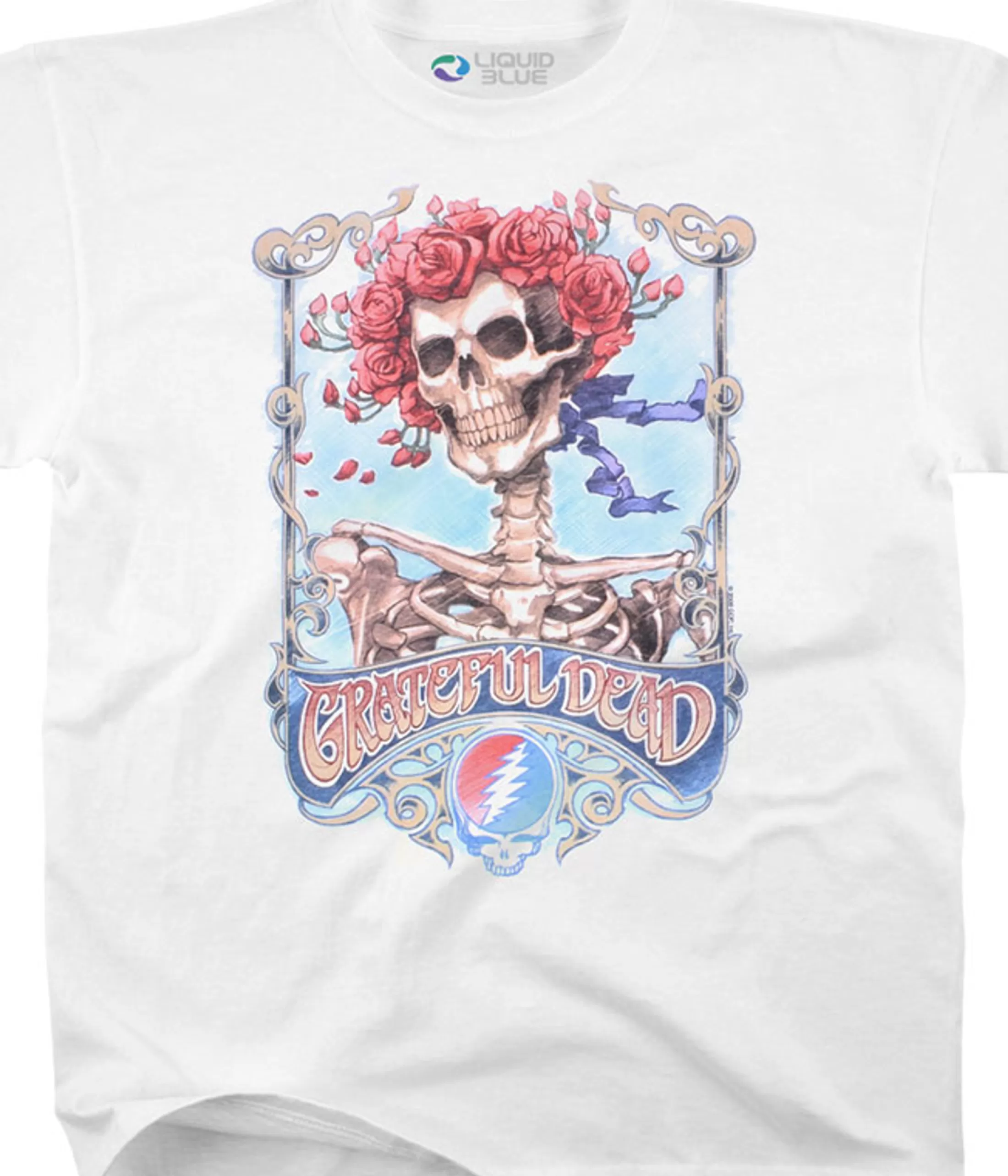 T-Shirt | Grateful Dead<Liquid Blue Bertha Live White T-Shirt