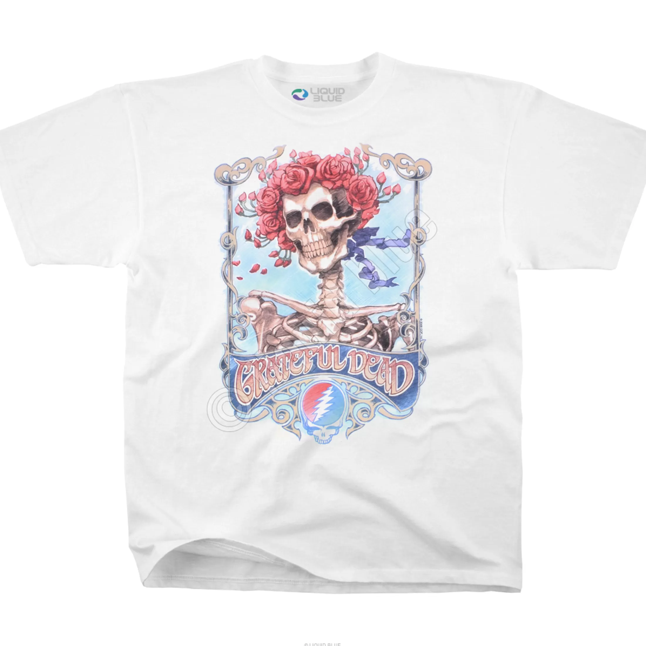 T-Shirt | Grateful Dead<Liquid Blue Bertha Live White T-Shirt