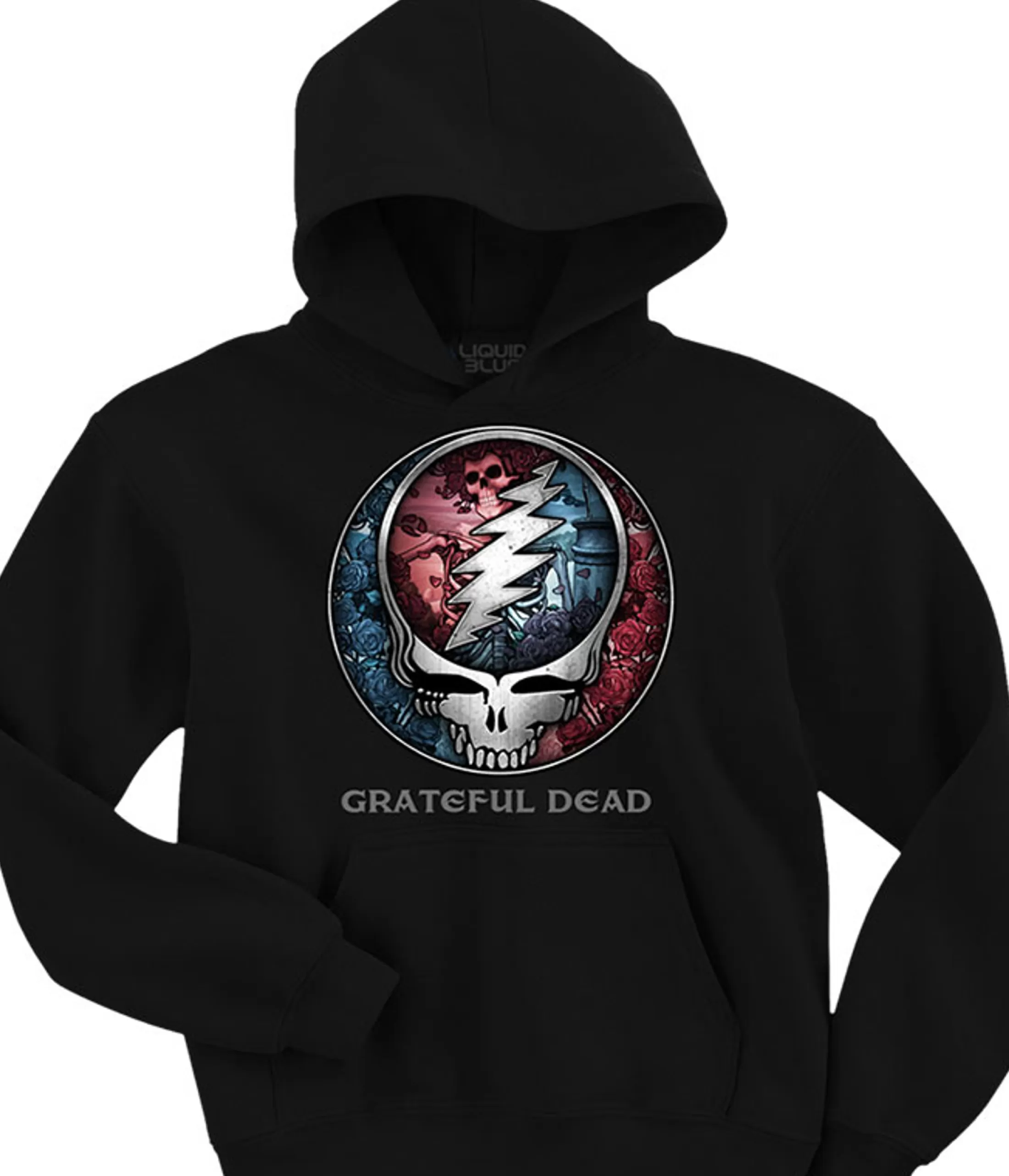 Hoodie | Grateful Dead<Liquid Blue Bertha SYF Black Hoodie