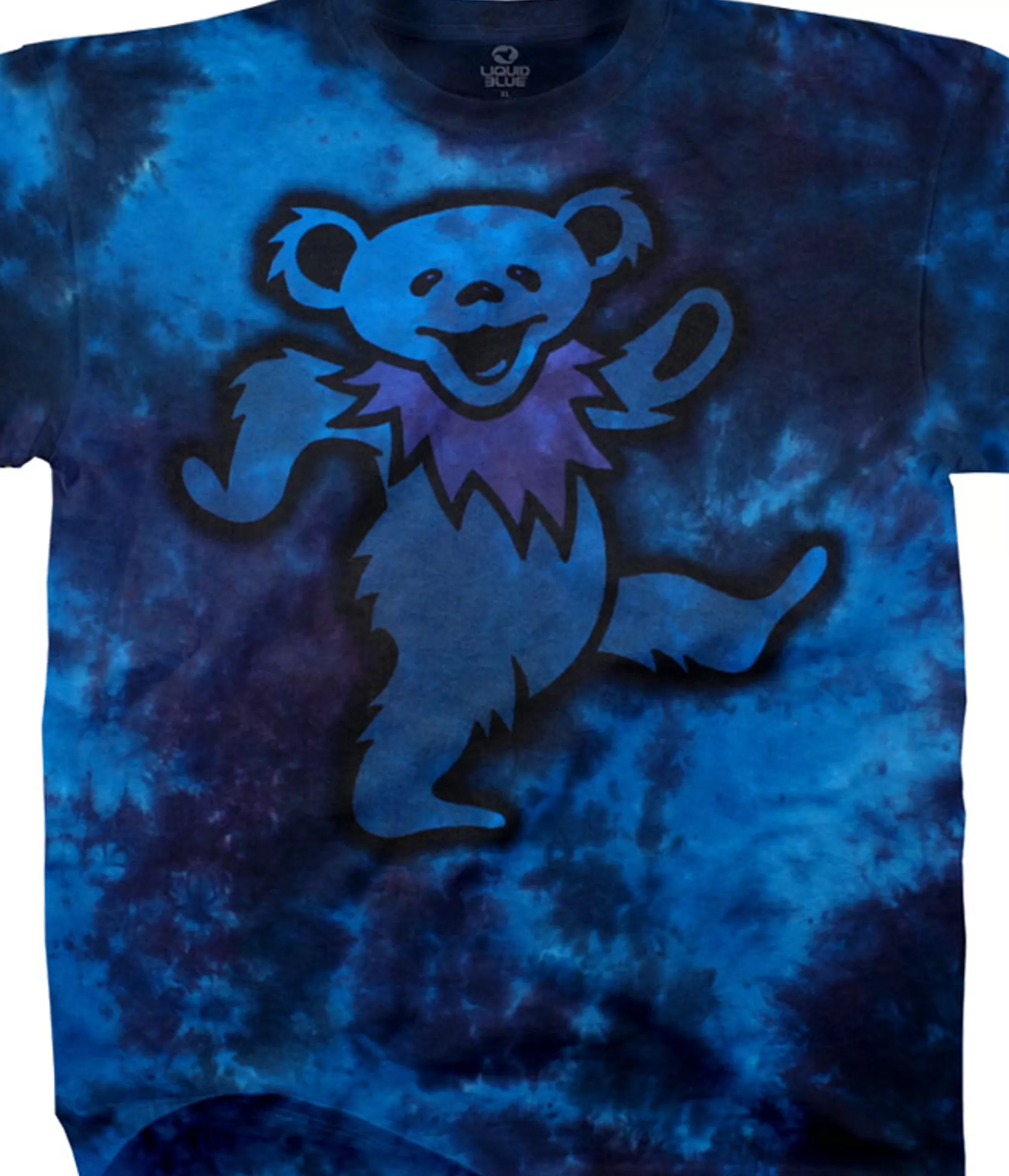 T-Shirt | Grateful Dead<Liquid Blue Big Bear Tie-Dye T-Shirt