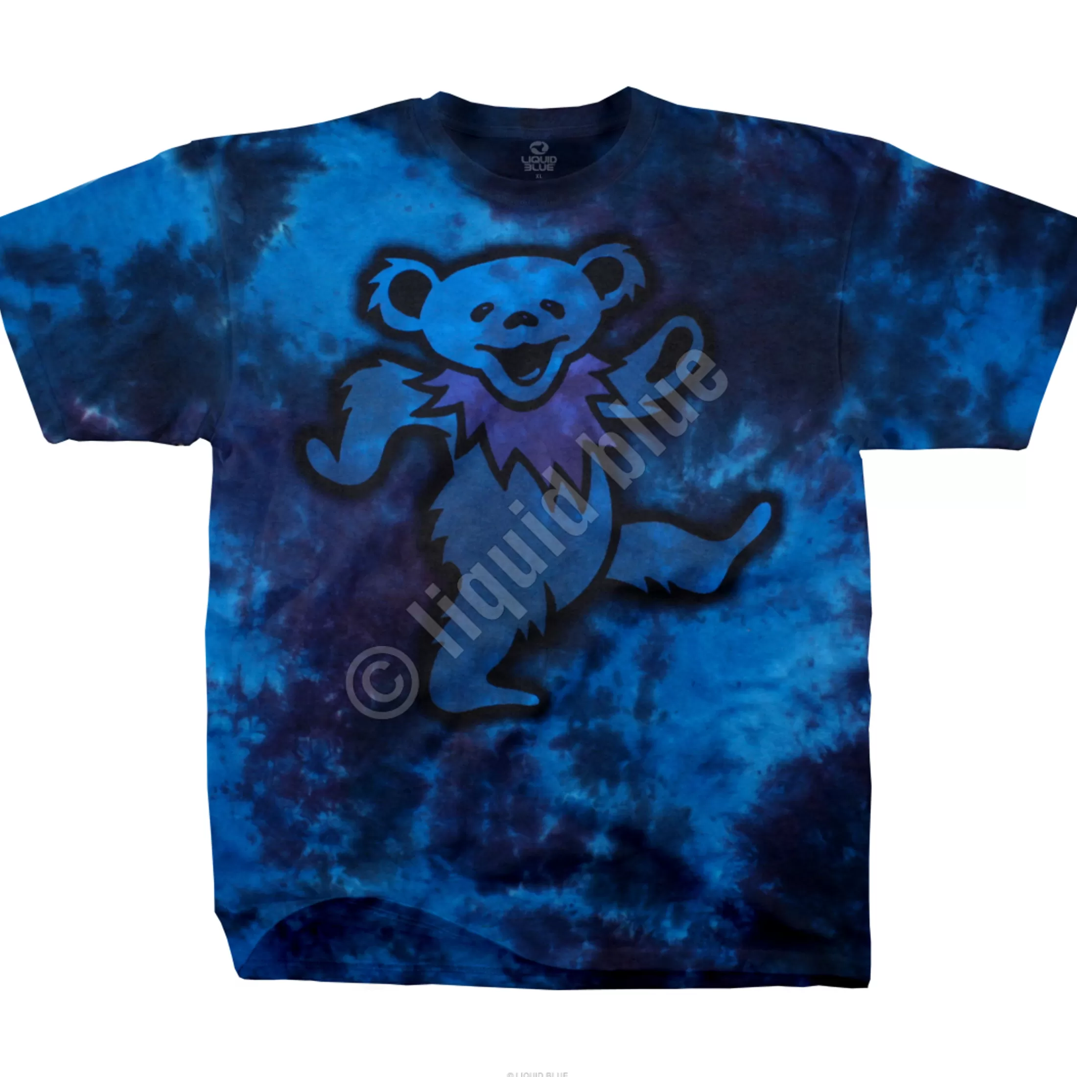 T-Shirt | Grateful Dead<Liquid Blue Big Bear Tie-Dye T-Shirt