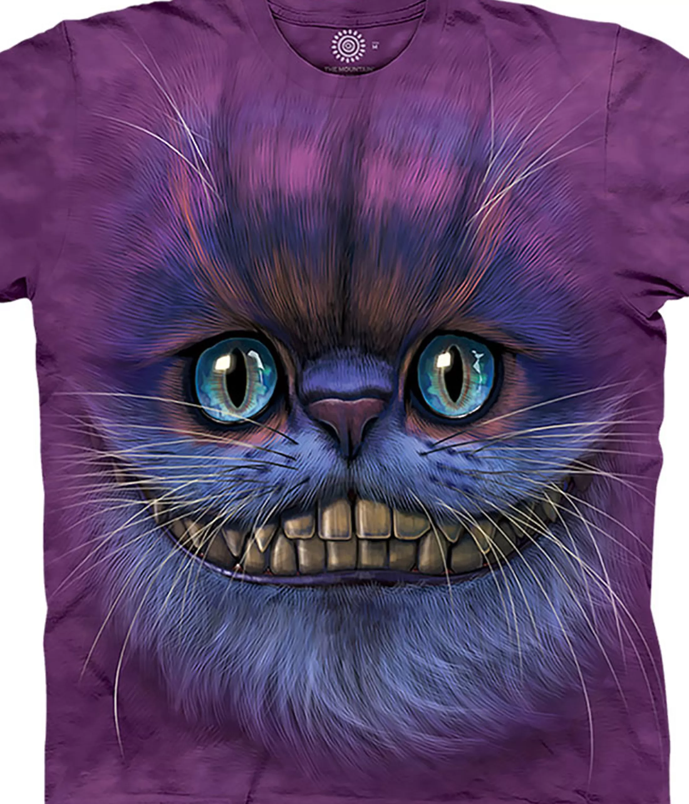 T-Shirt | Pets<Liquid Blue Big Face® Cheshire Cat Classic Cotton T-Shirt