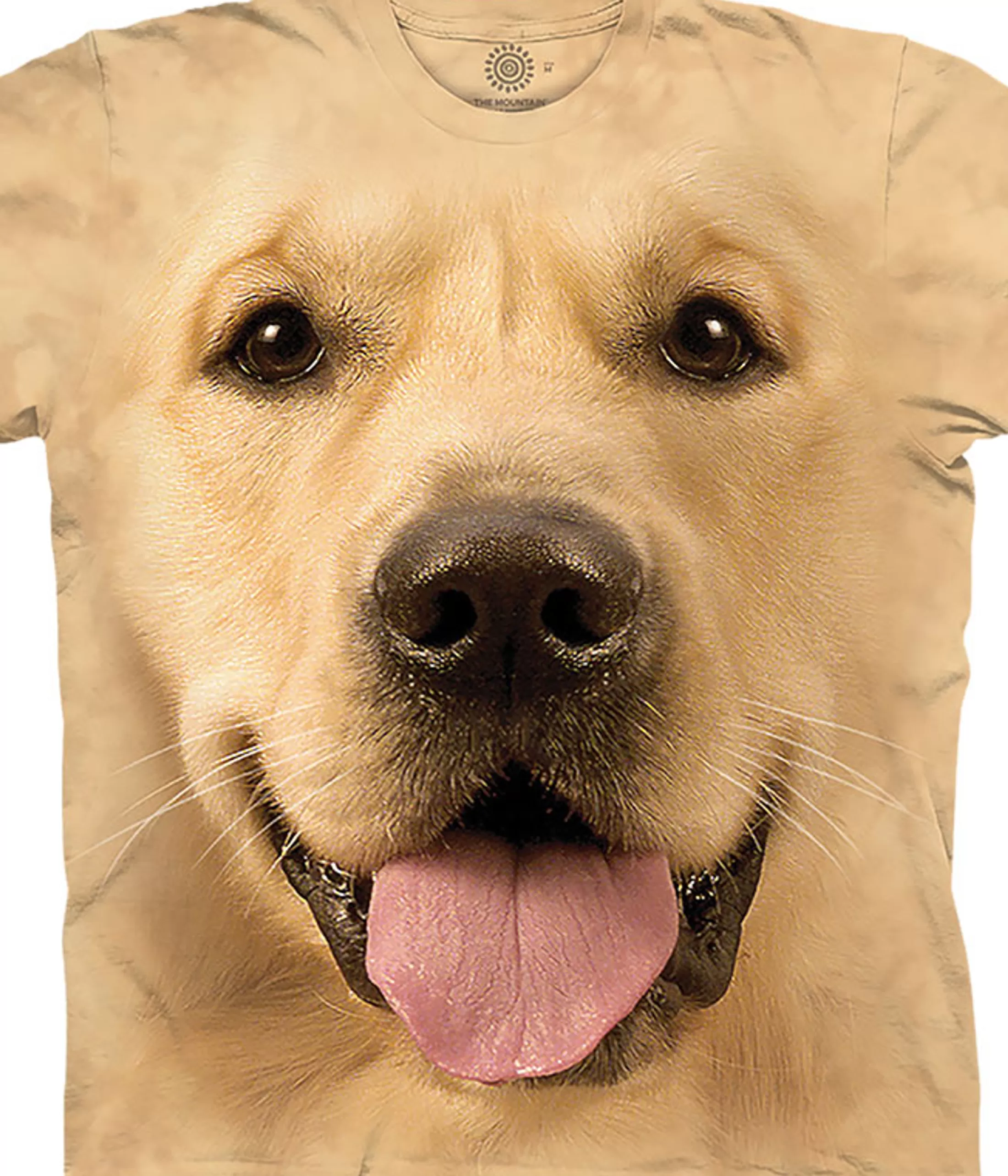 T-Shirt | Pets<Liquid Blue Big Face® Golden Classic Cotton T-Shirt